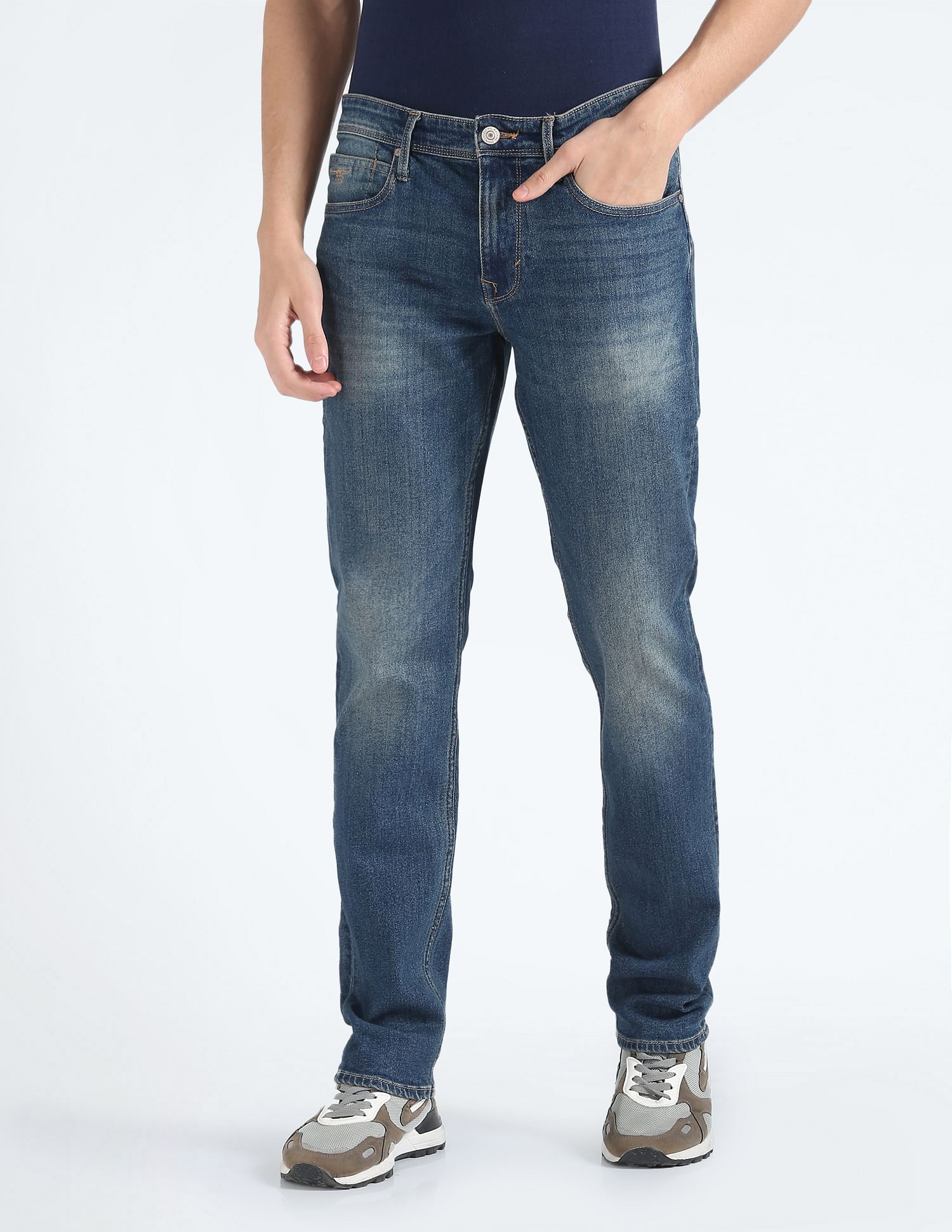 Flying Machine Freddie Slim Straight Twill Jeans