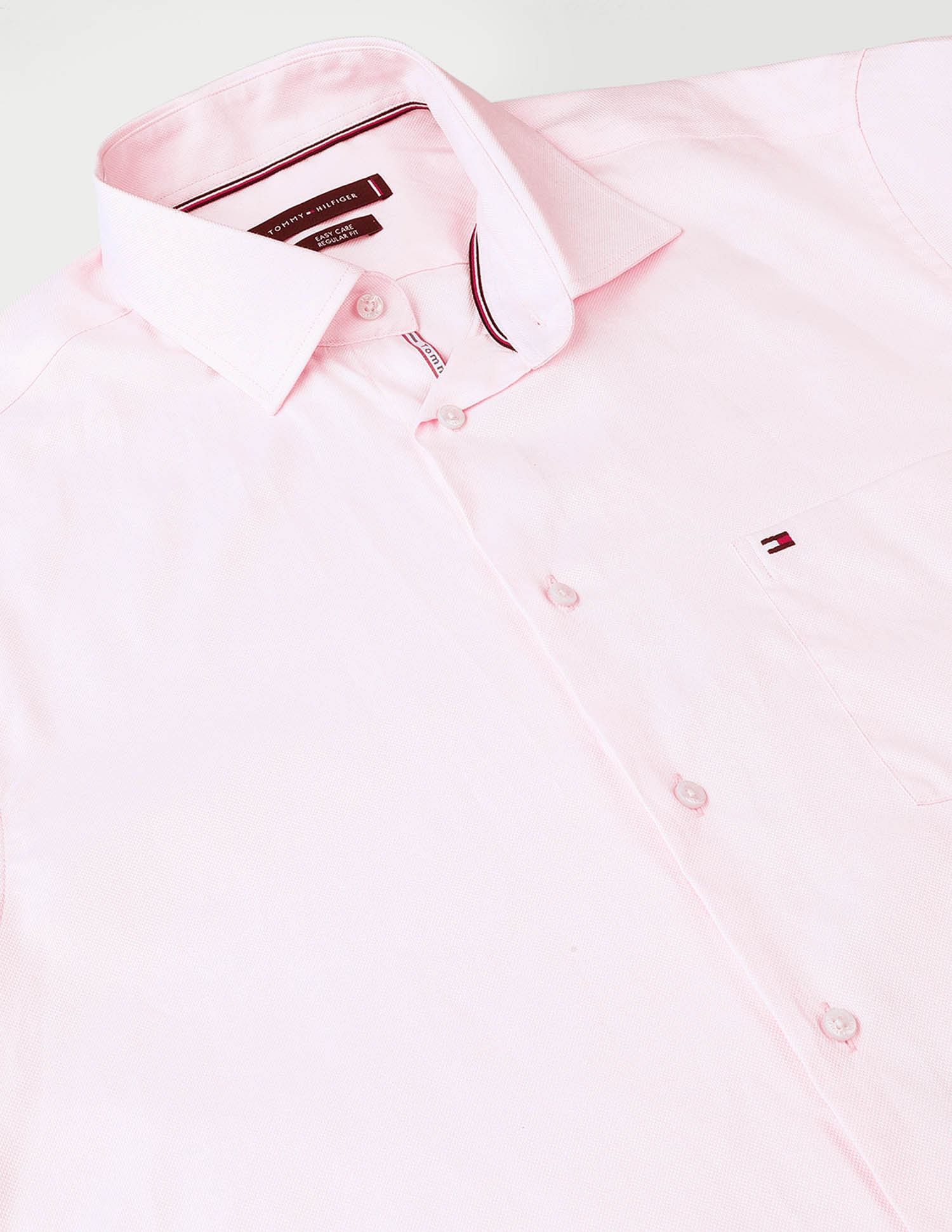 Tommy Hilfiger Solid Engineered Regular Shirt