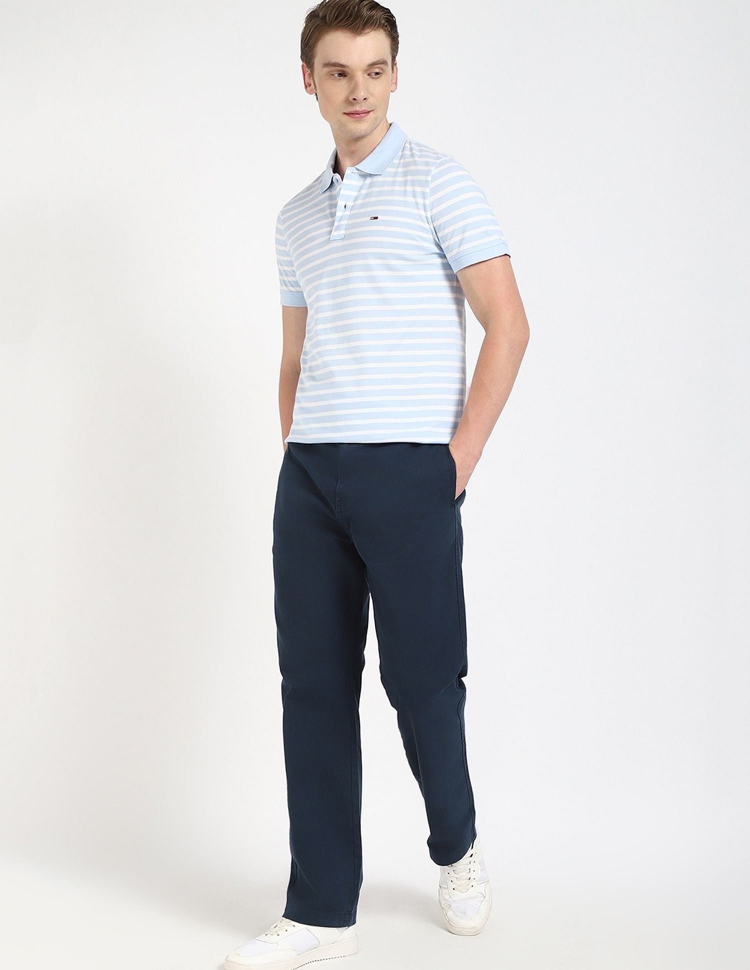 Tommy Hilfiger Solid Slim Fit Polo