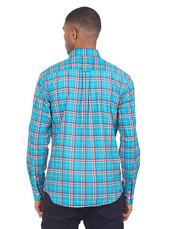 U.S. Polo Assn. Chest Pocket Checked Casual Shirt