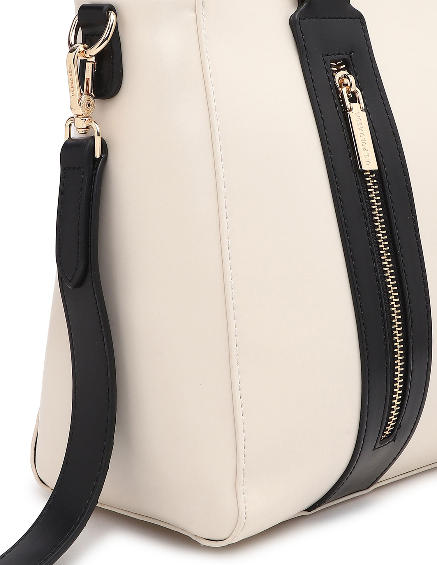 U.S. Polo Assn. Women April Colour Blocked Satchel Bag