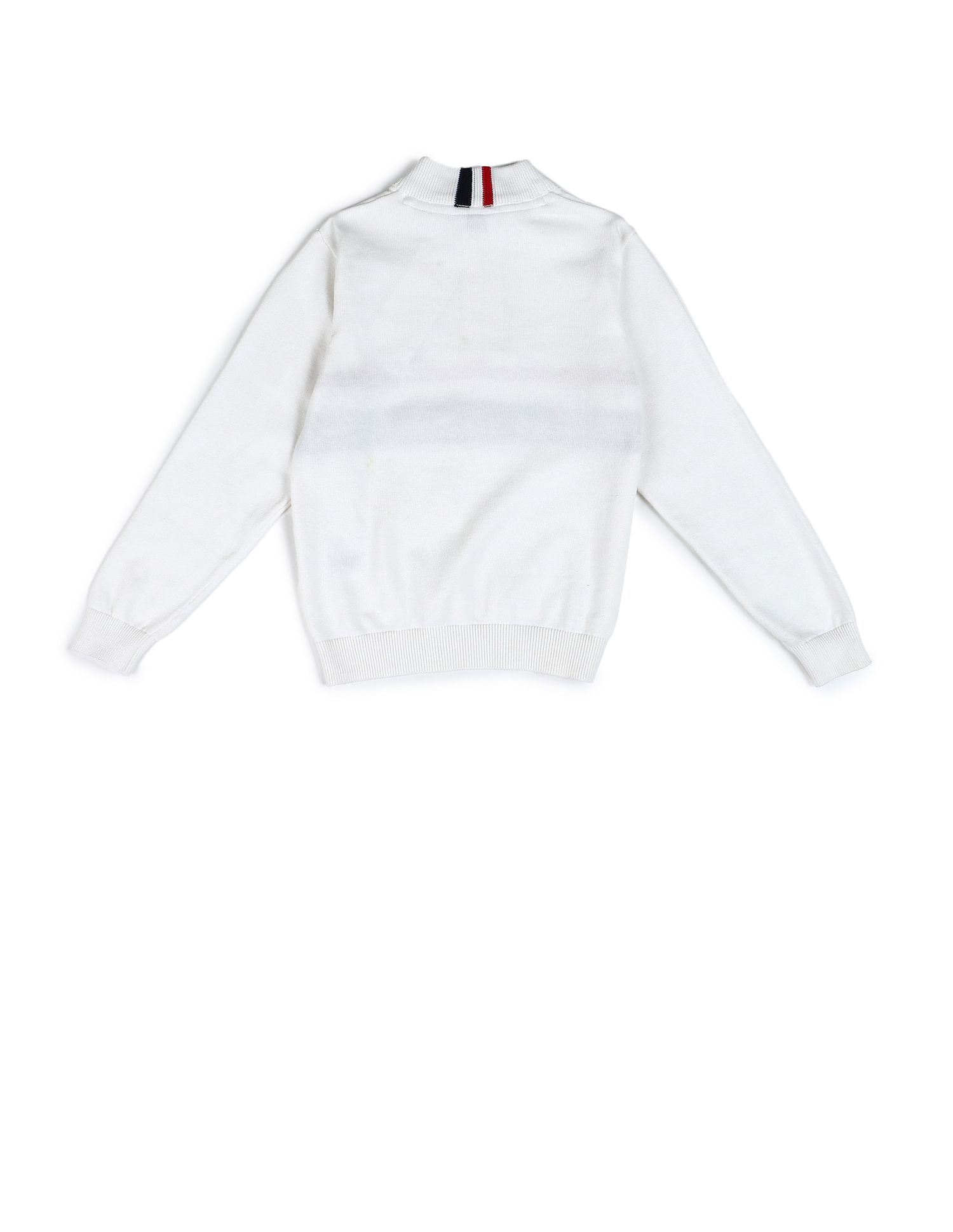 U.S. Polo Assn. Kids Boys Printed Regular Fit Sweater
