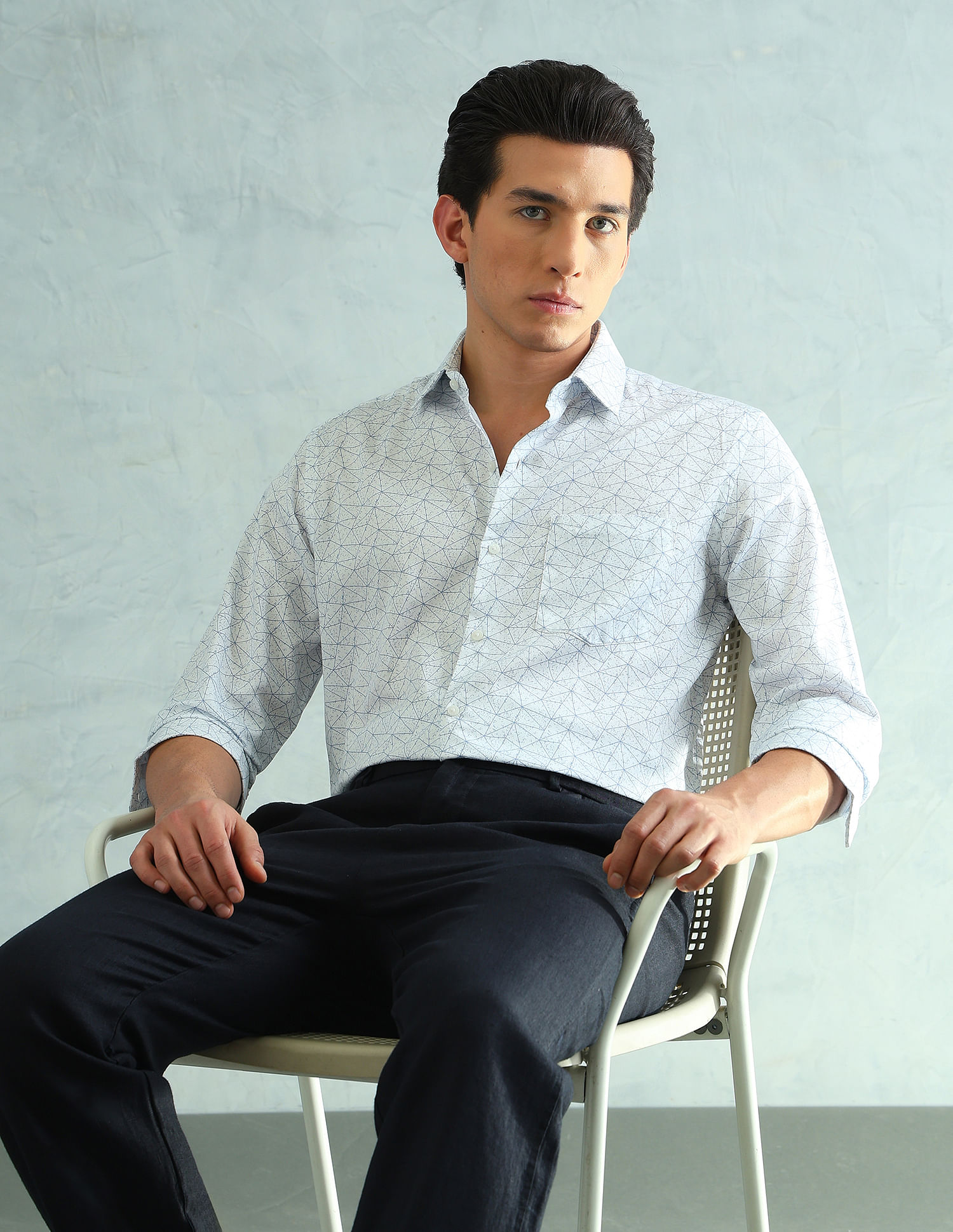 Arrow Smart Printed Shirt