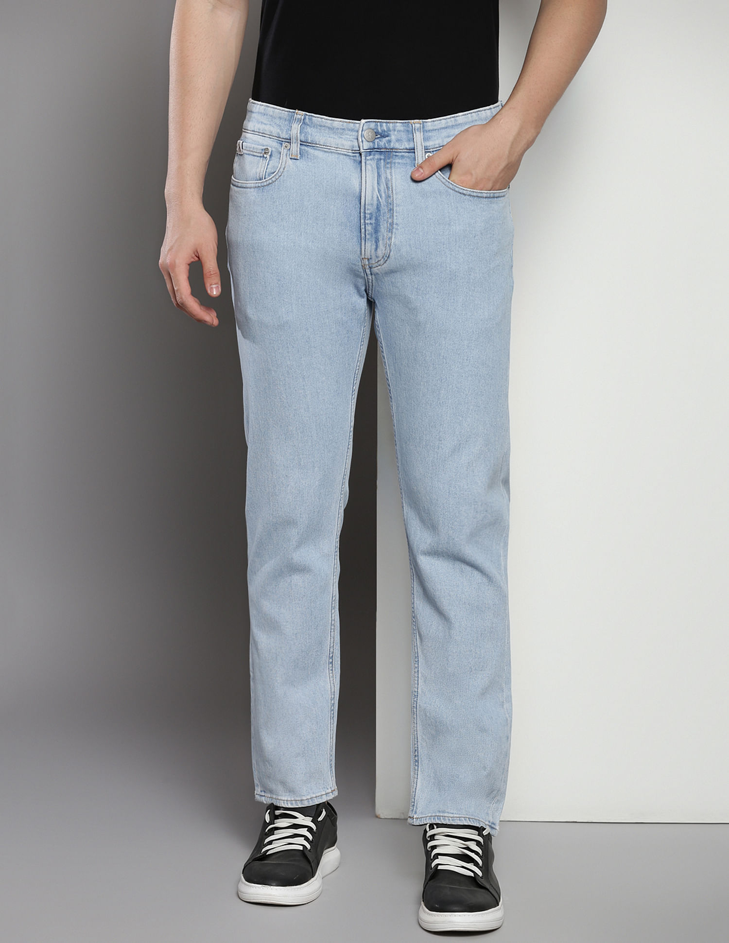 Calvin Klein Mid Rise Sustainable Straight Fit Jeans