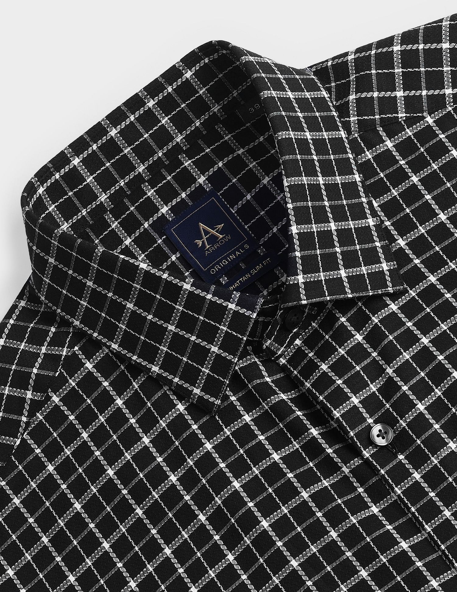 Arrow Manhattan Slim Fit Check Shirt