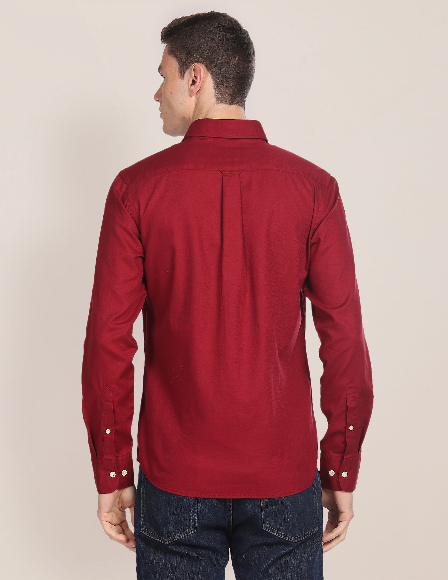 U.S. Polo Assn. Solid Dobby Tailored Shirt