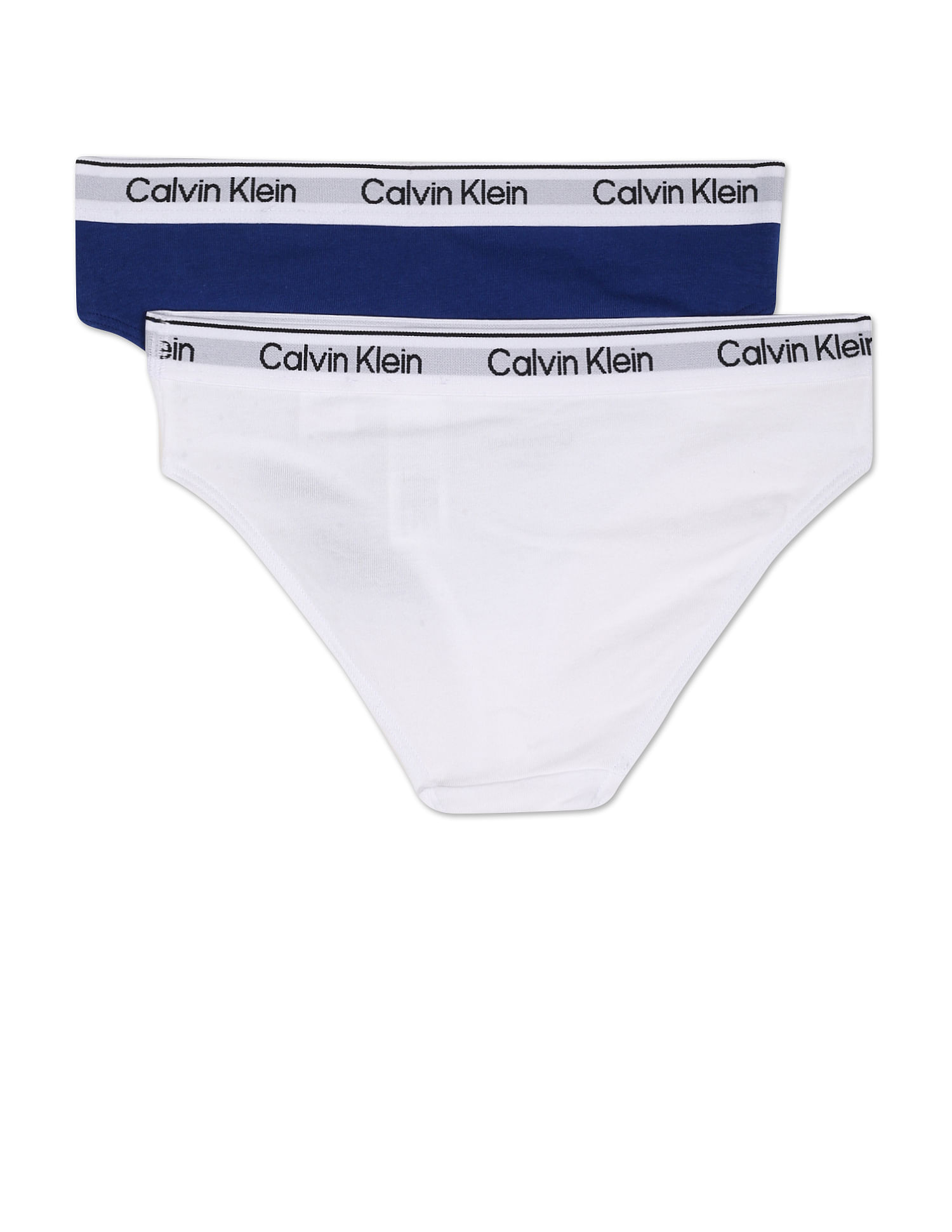 Buy Calvin Klein Underwear Branded Waist Bikini Panties - Pack Of