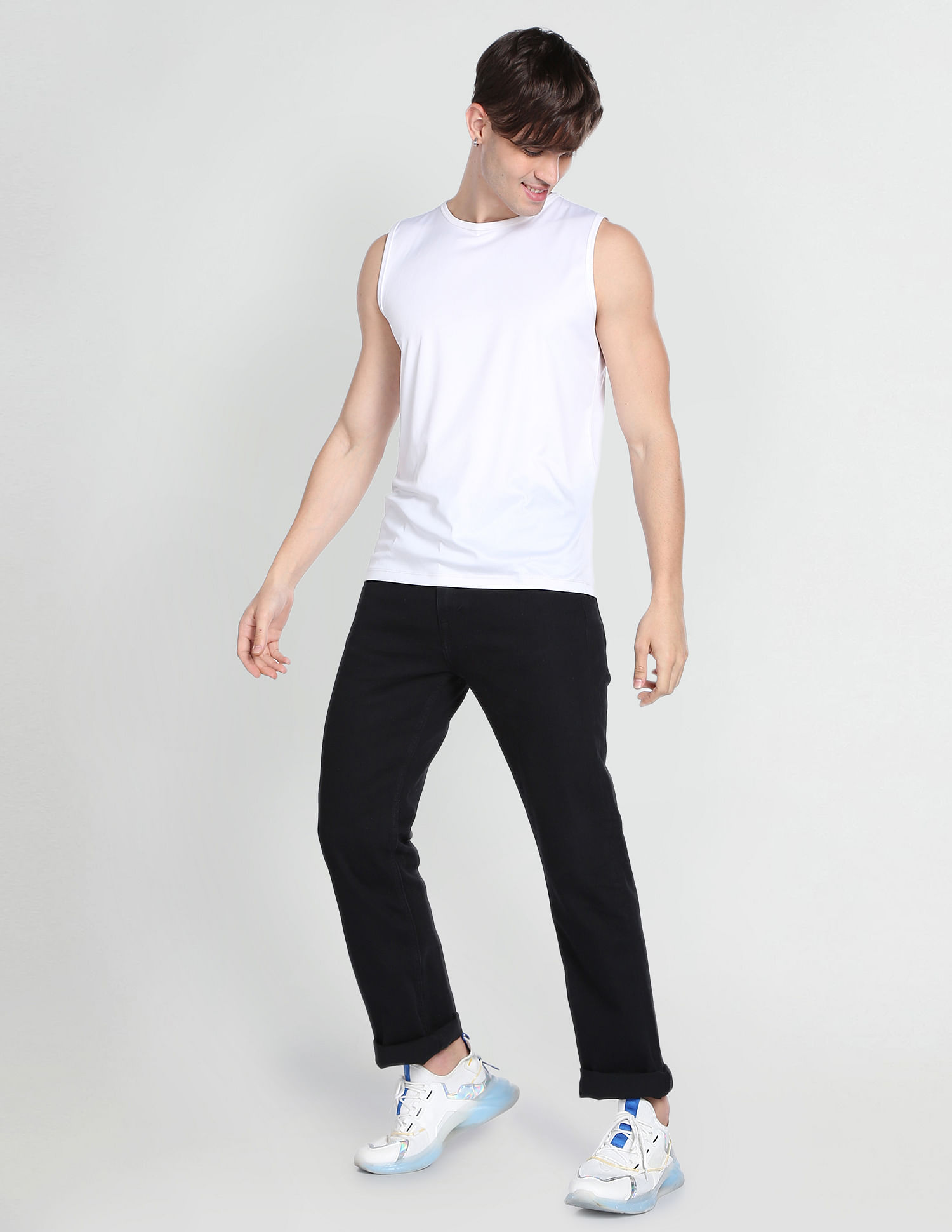 Flying Machine Mid Rise Bootcut Jeans