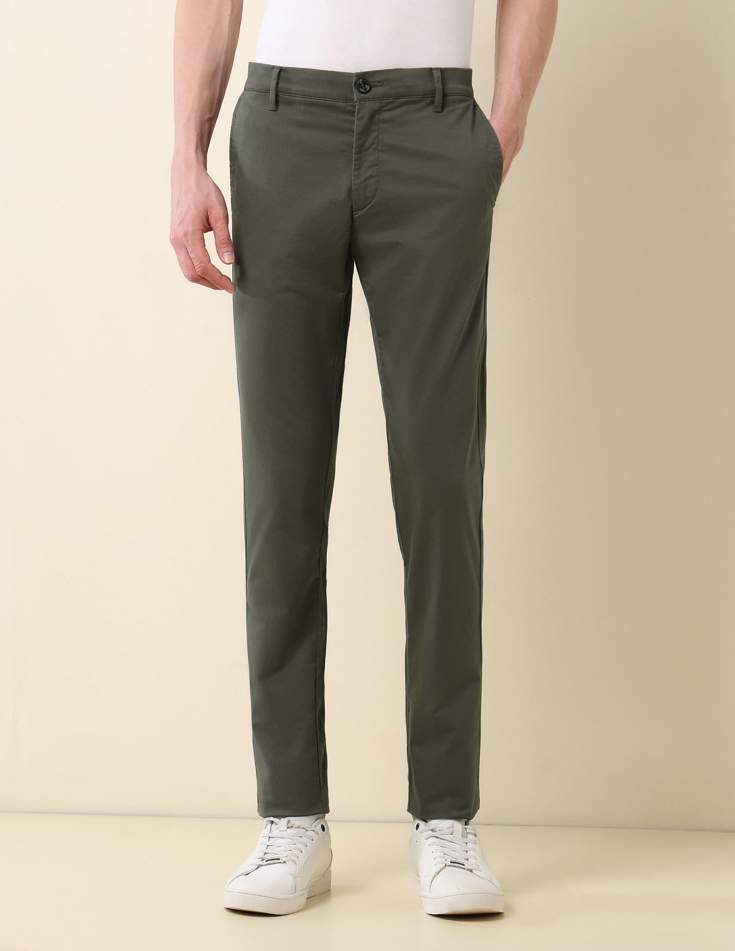 U.S. Polo Assn. Denver Slim Fit Dobby Weave Trousers