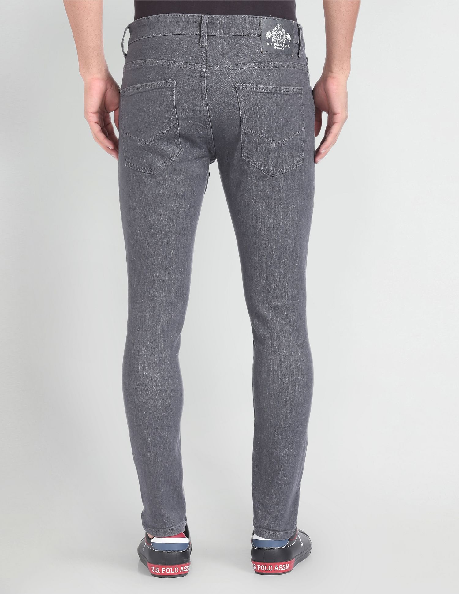U.S. Polo Assn. Denim Co. Henry Cropped Fit Grey Jeans
