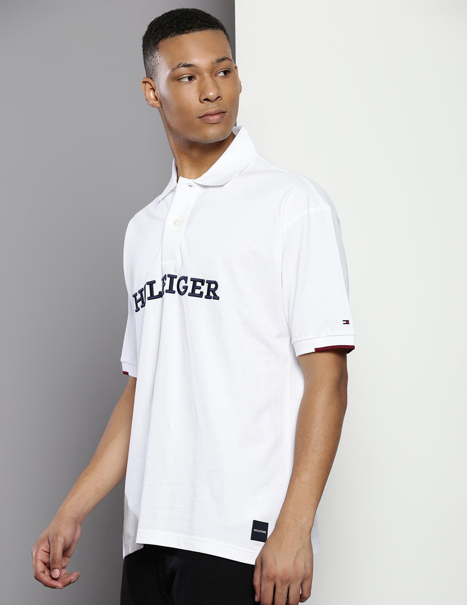 Buy Tommy Hilfiger Embroidered Logo Archive Polo Shirt - NNNOW.com