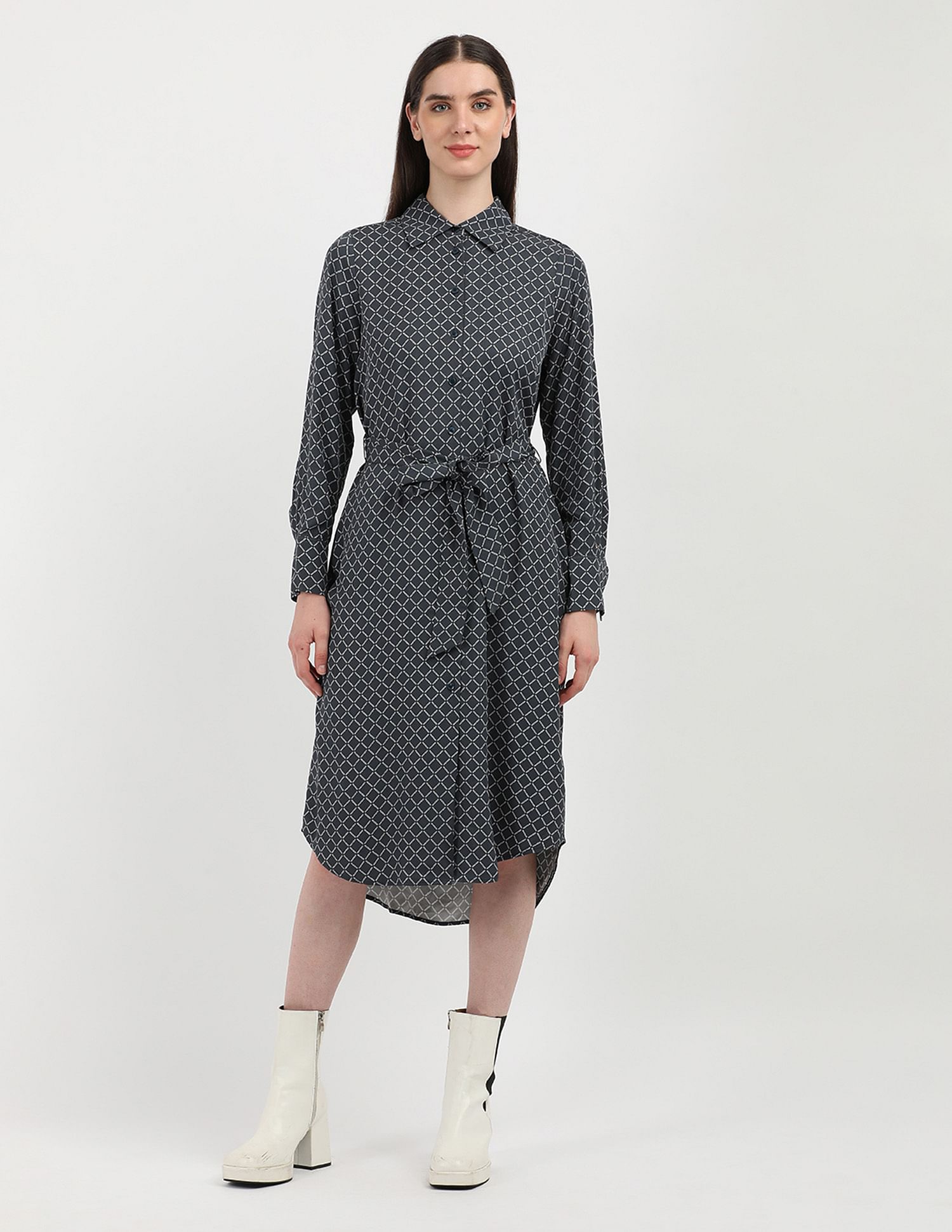 Tommy Hilfiger Diamond Monotype shirt Dress
