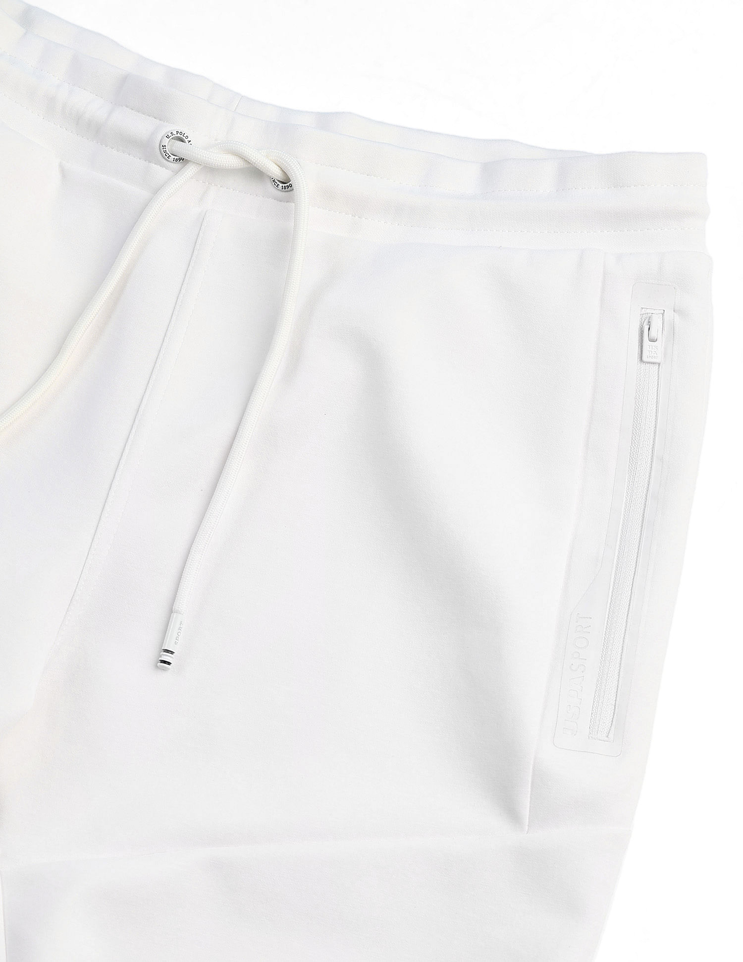 USPA Active Slim Fit Solid Active Shorts