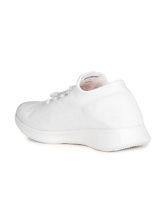 Flying Machine Men Lace Up Panel Knit Shaw 2.0 Sneakers