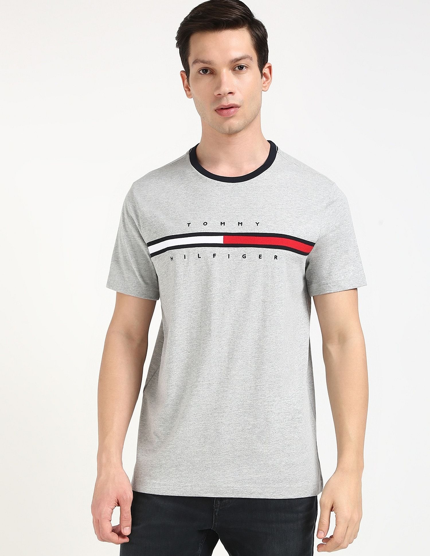 Tommy Hilfiger Embroidered Logo Regular-Fit Cotton T-Shirt