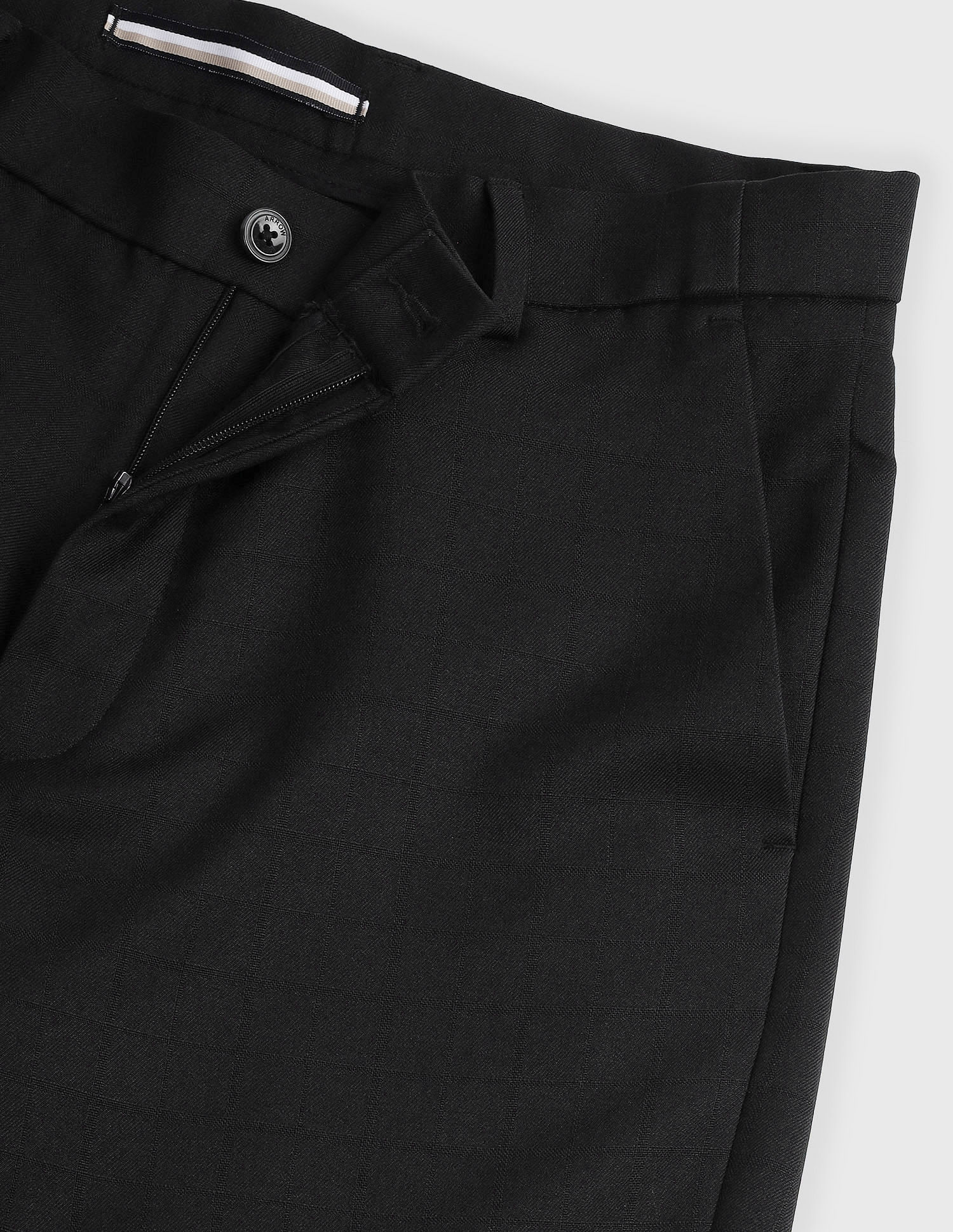 Arrow Newyork Smart Flex Super Slim Fit Trousers