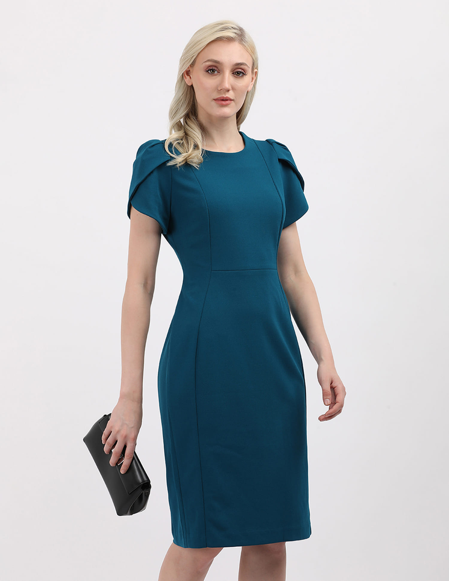 Calvin Klein Sundresses Dillards Dillards Ck Blue Dress Calvin Klein Size  10 Sleeveless Belted, image size:1500x1940