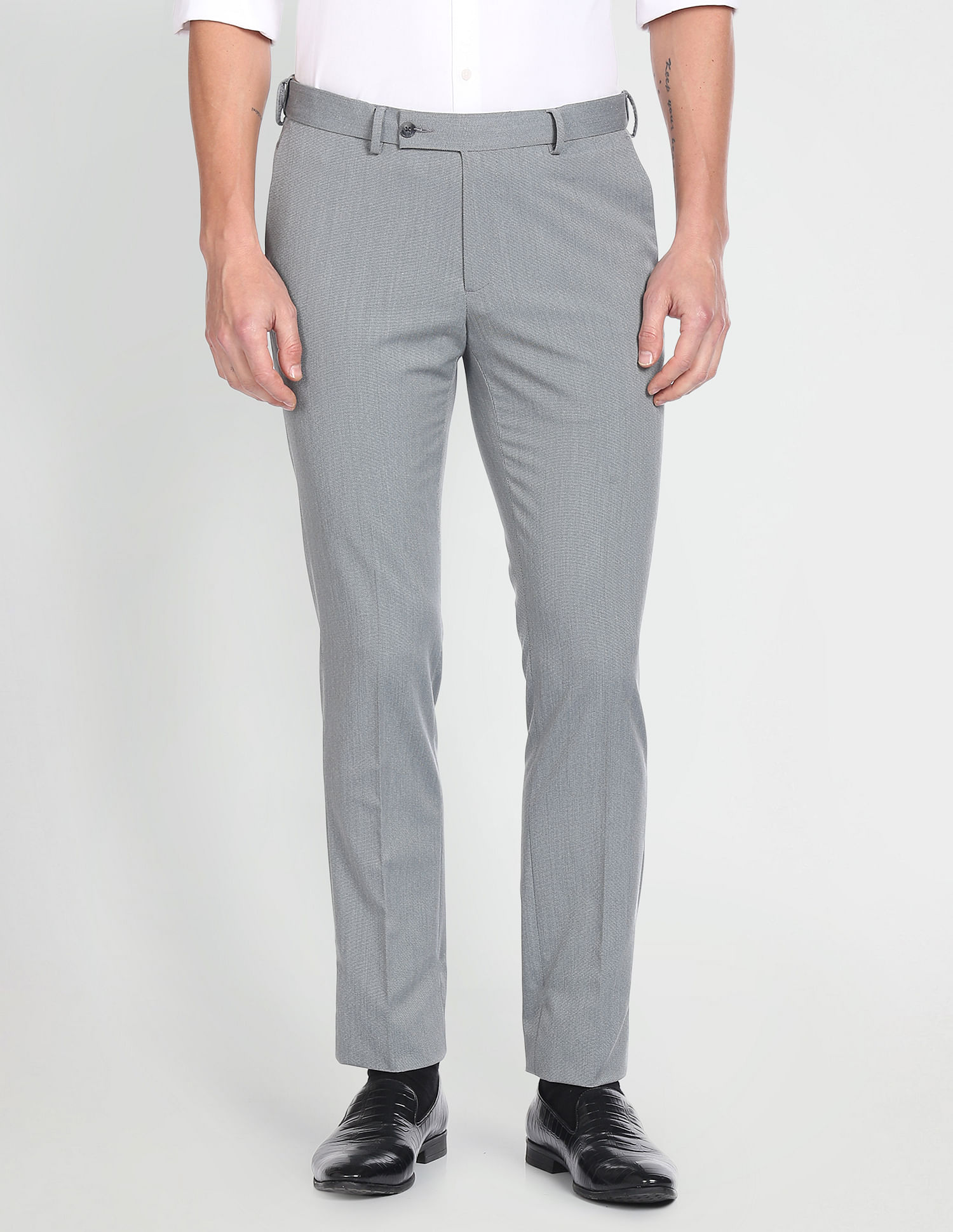 Arrow Dobby Autoflex Formal Trousers