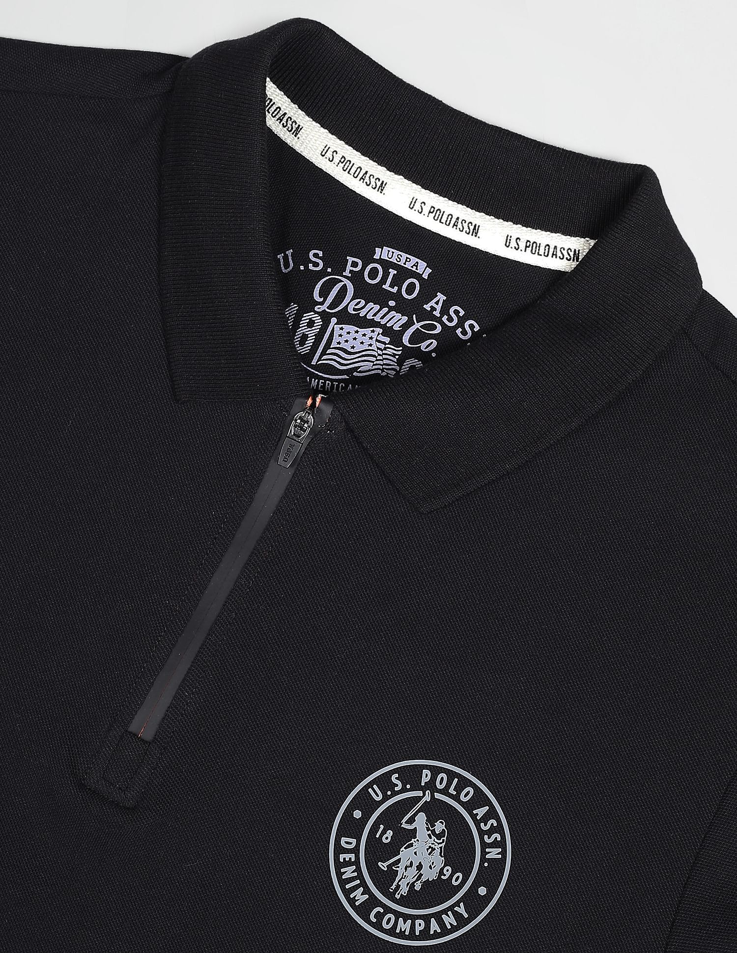 U.S. Polo Assn. Denim Co. HD Print Muscle Fit Polo Shirt