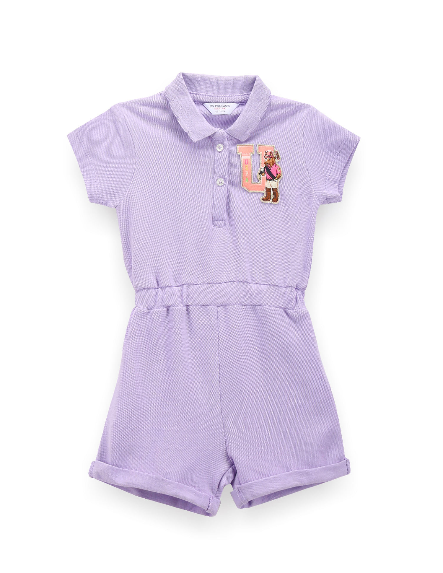 Girls outlet polo rompers