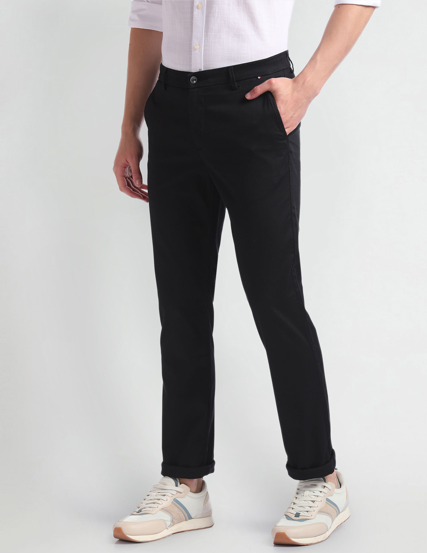 Arrow Sports Smart Flex Slim Fit Trousers