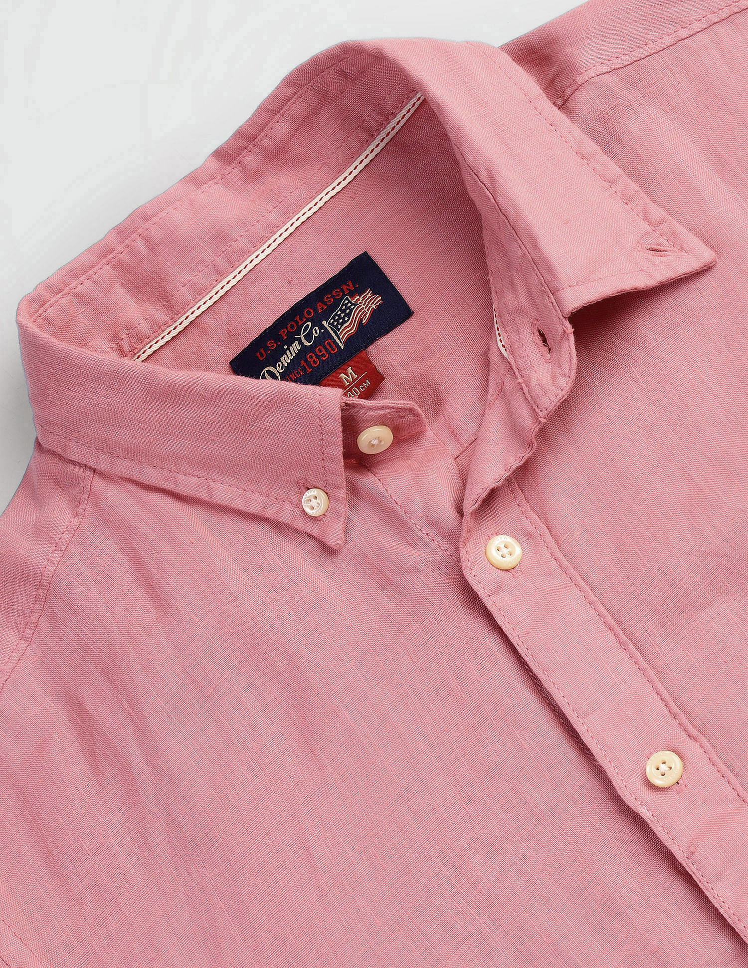 U.S. Polo Assn. Denim Co. Slim Fit Solid Shirt