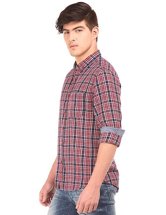 Flying Machine Slim Fit Check Shirt