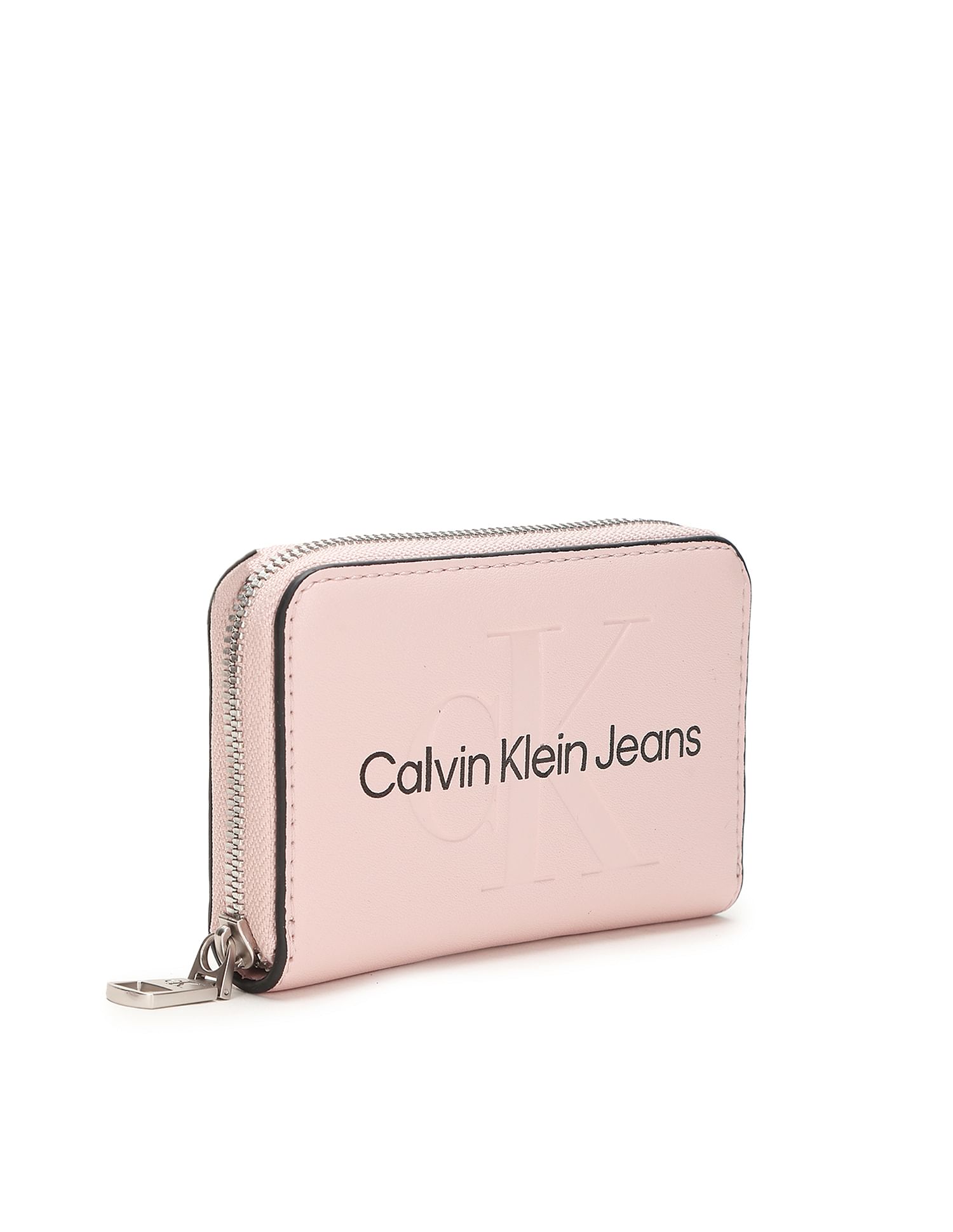 Calvin klein large zip around purse on sale