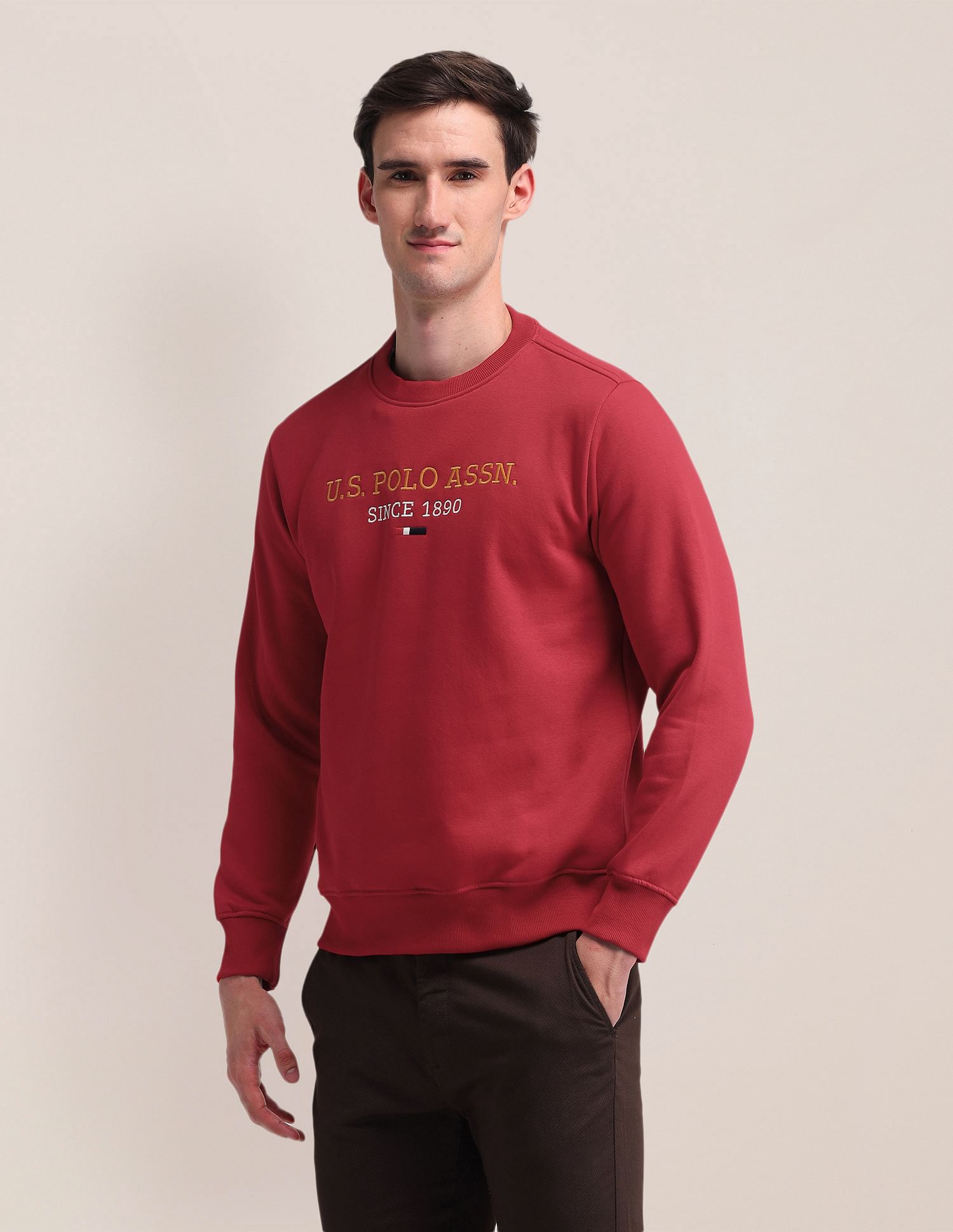 U.S. Polo Assn. Denim Co. Regular Fit Embroidered Sweatshirt