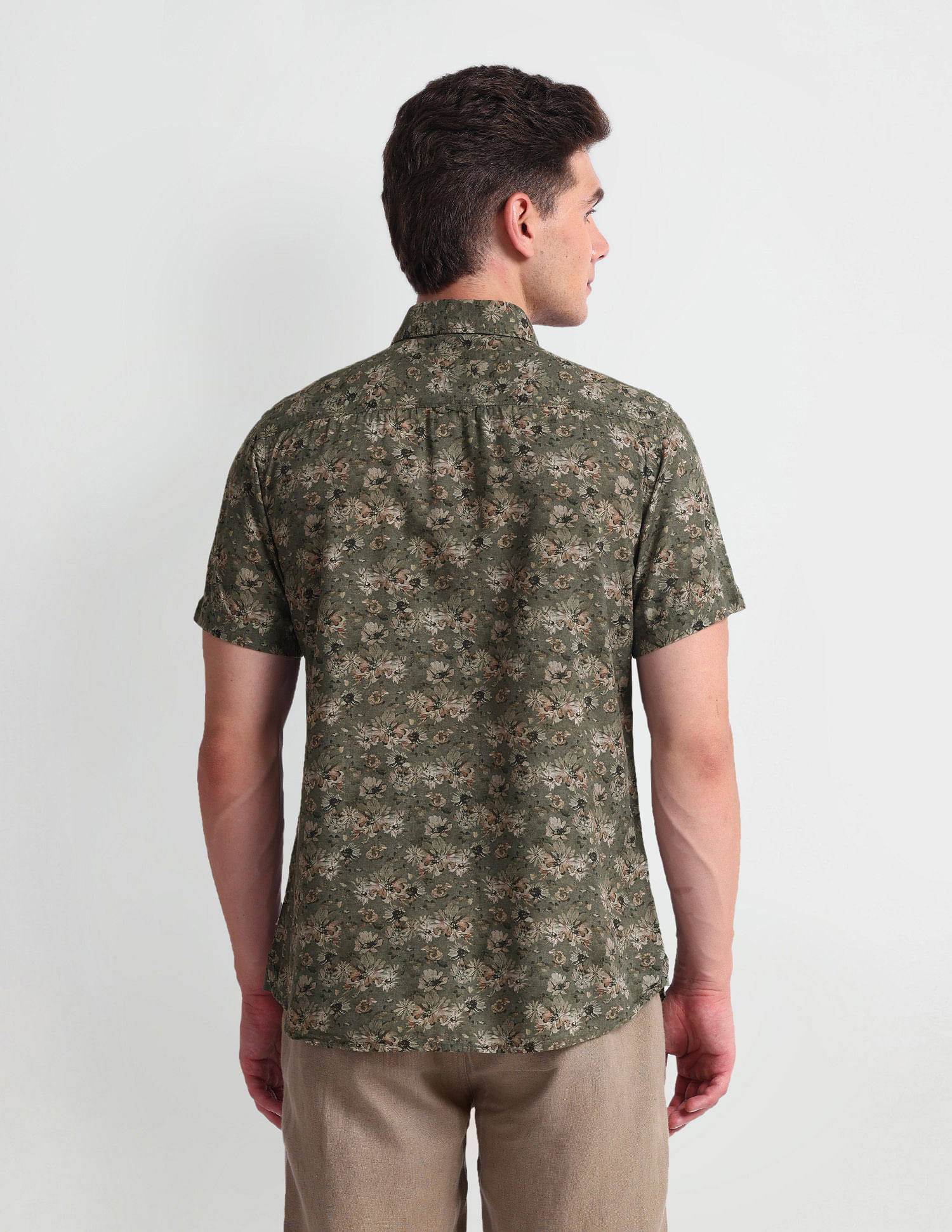 U.S. Polo Assn. Denim Co. Floral Print Slim Fit Shirt