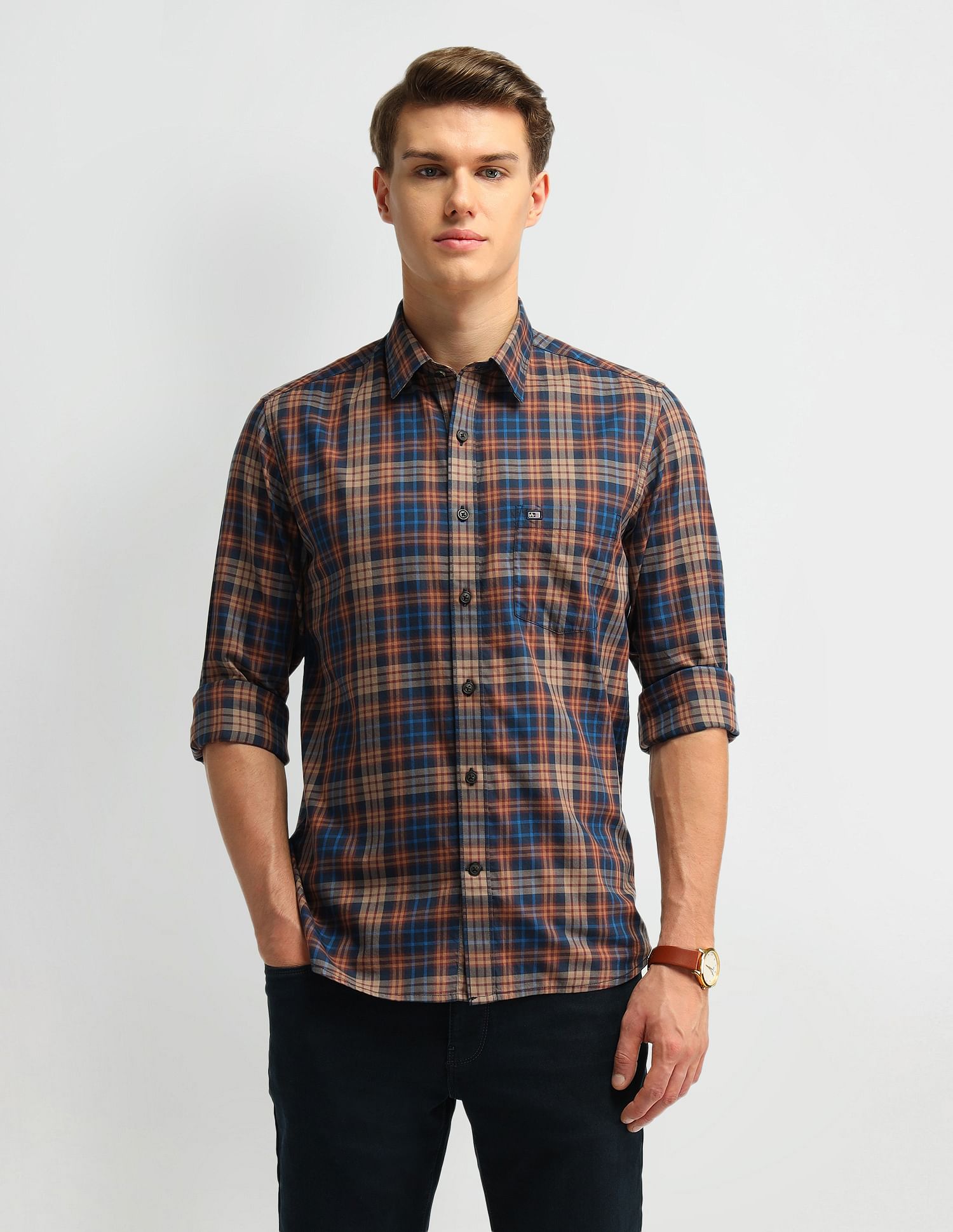Arrow Sport Slim Fit Cotton Shirt