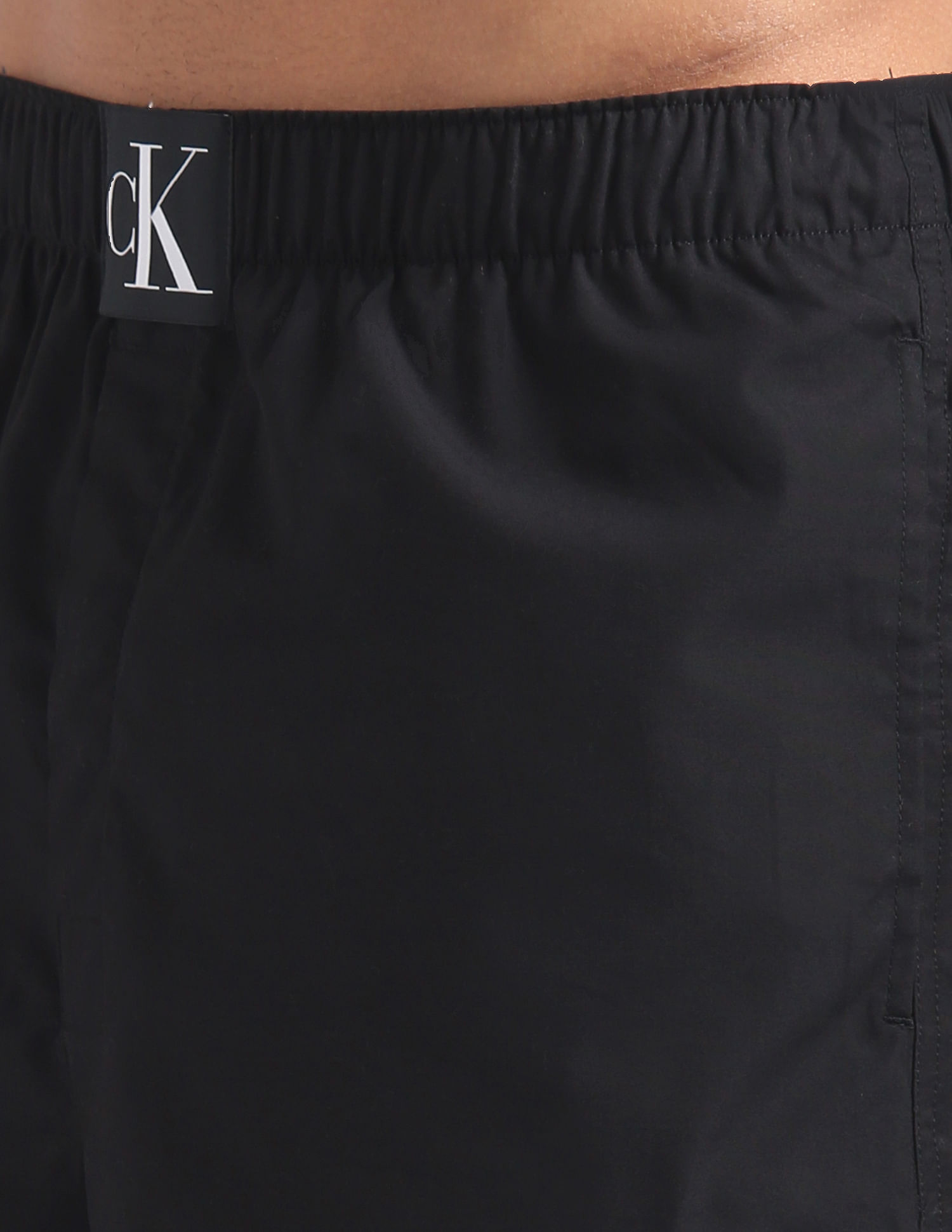 Calvin Klein Underwear Mirror Logo Solid Boxers