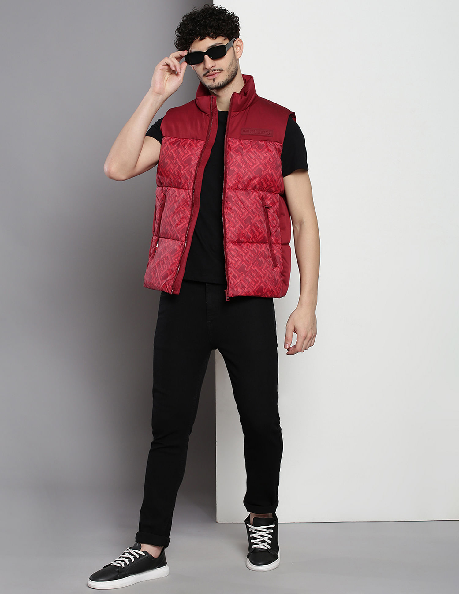 Tommy Hilfiger New York Monogram Print Gilet