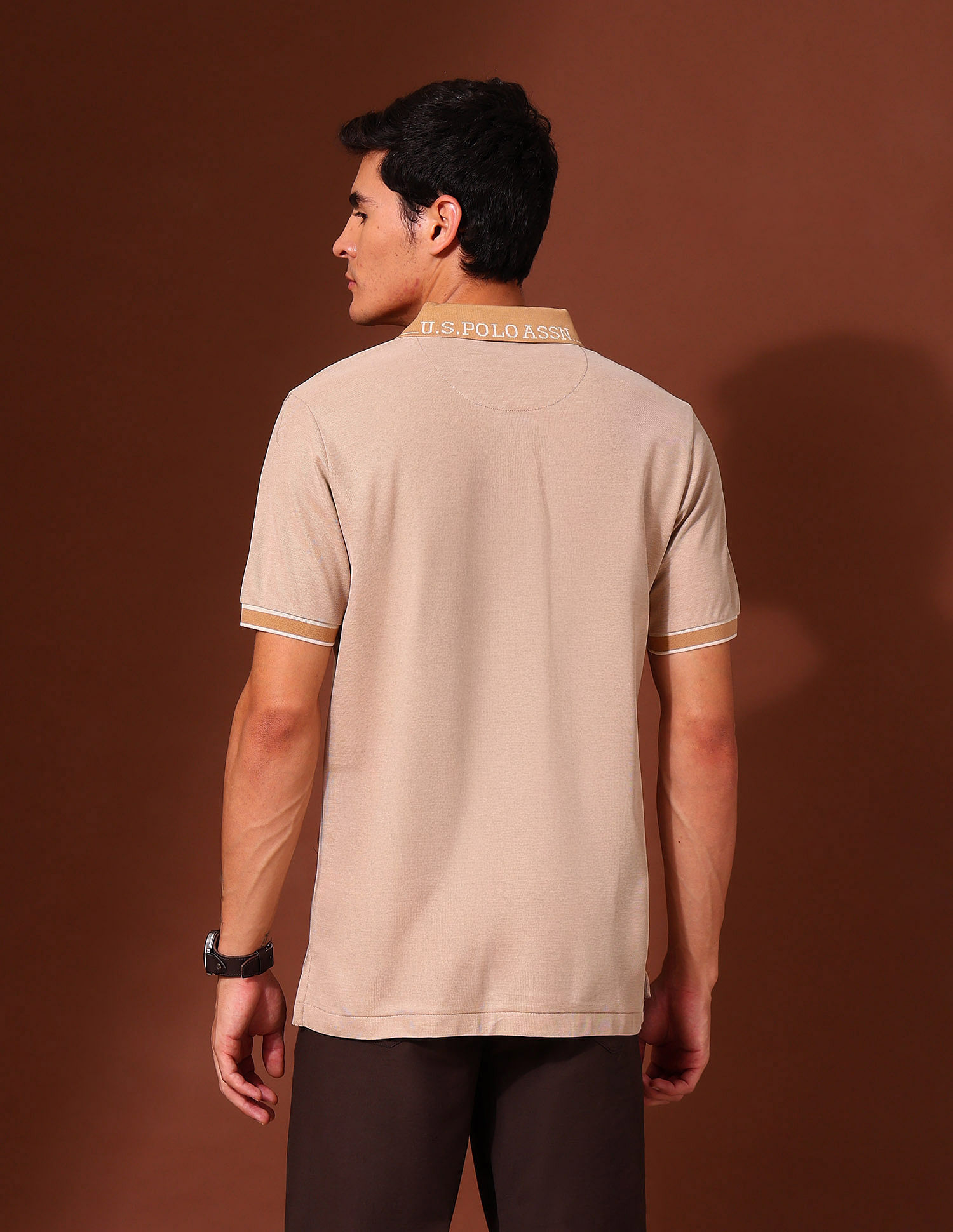 U.S. Polo Assn. Solid Working Holiday Polo Shirt
