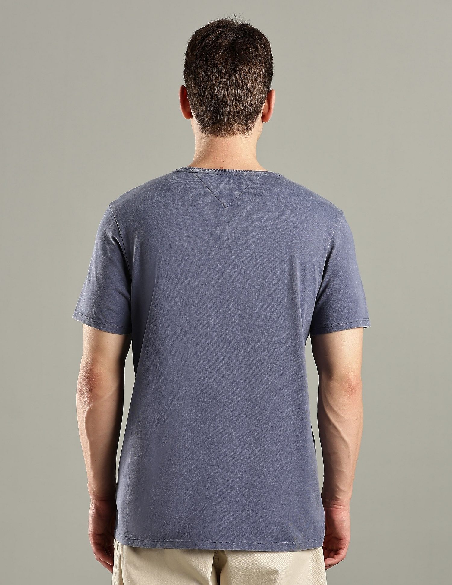Tommy Hilfiger Solid Regular-Fit Cotton T-Shirt