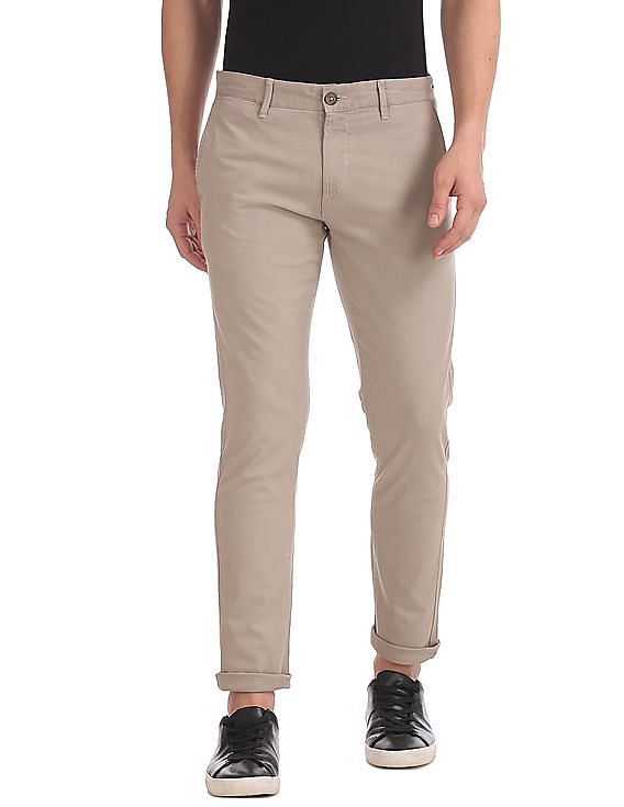 U.S. Polo Assn. Denim Co. Austin Trim Fit Patterned Trousers