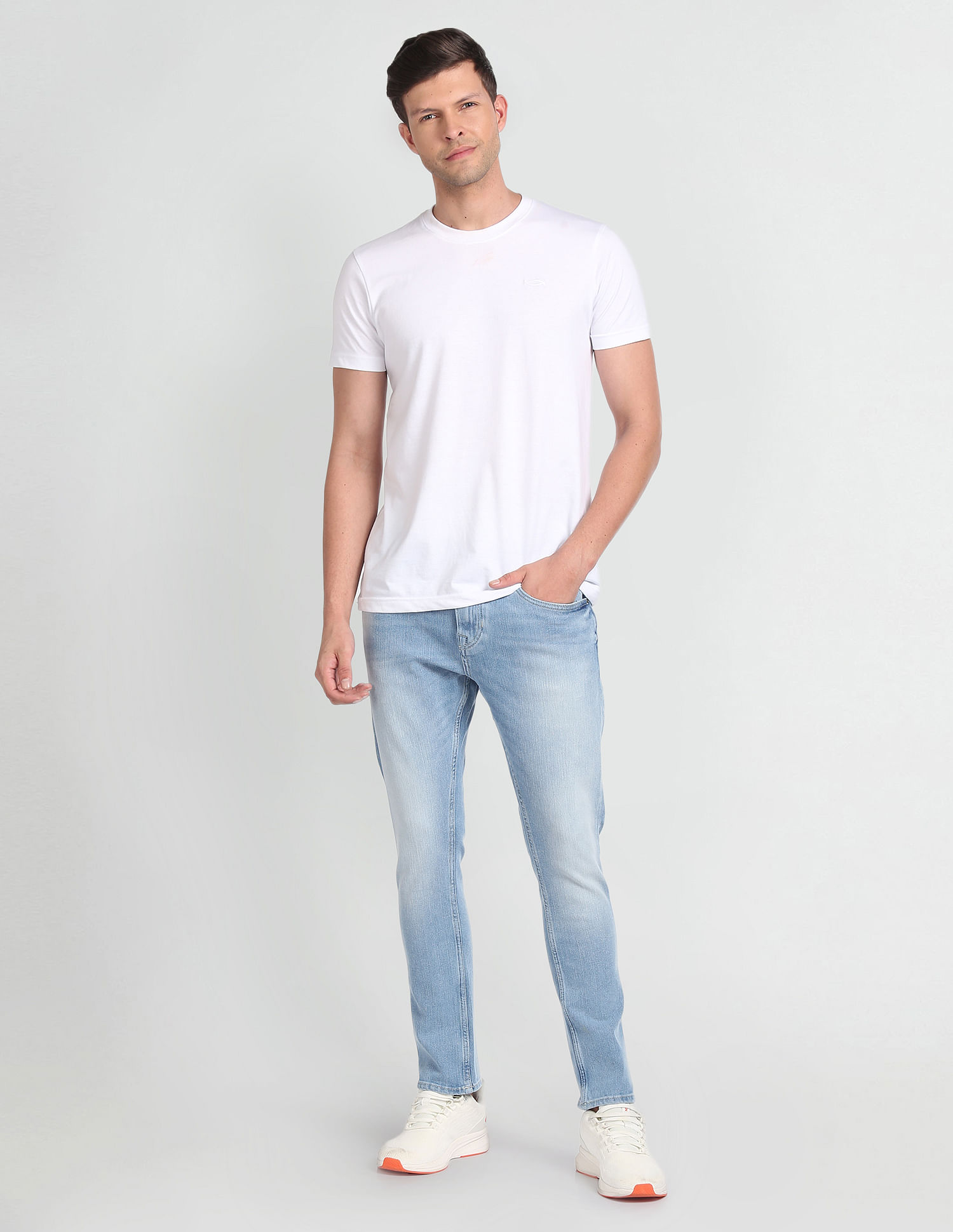 U.S. Polo Assn. Denim Co. Henry Cropped Fit Blue Jeans