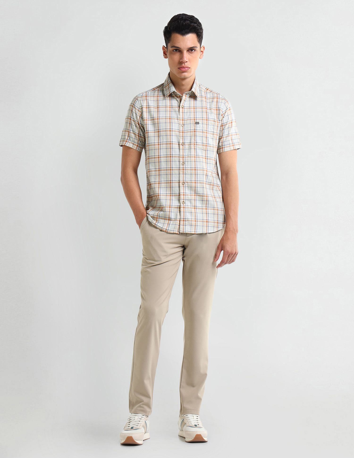 Arrow Sport Liberty Classic Regular Tartan Checked Shirt