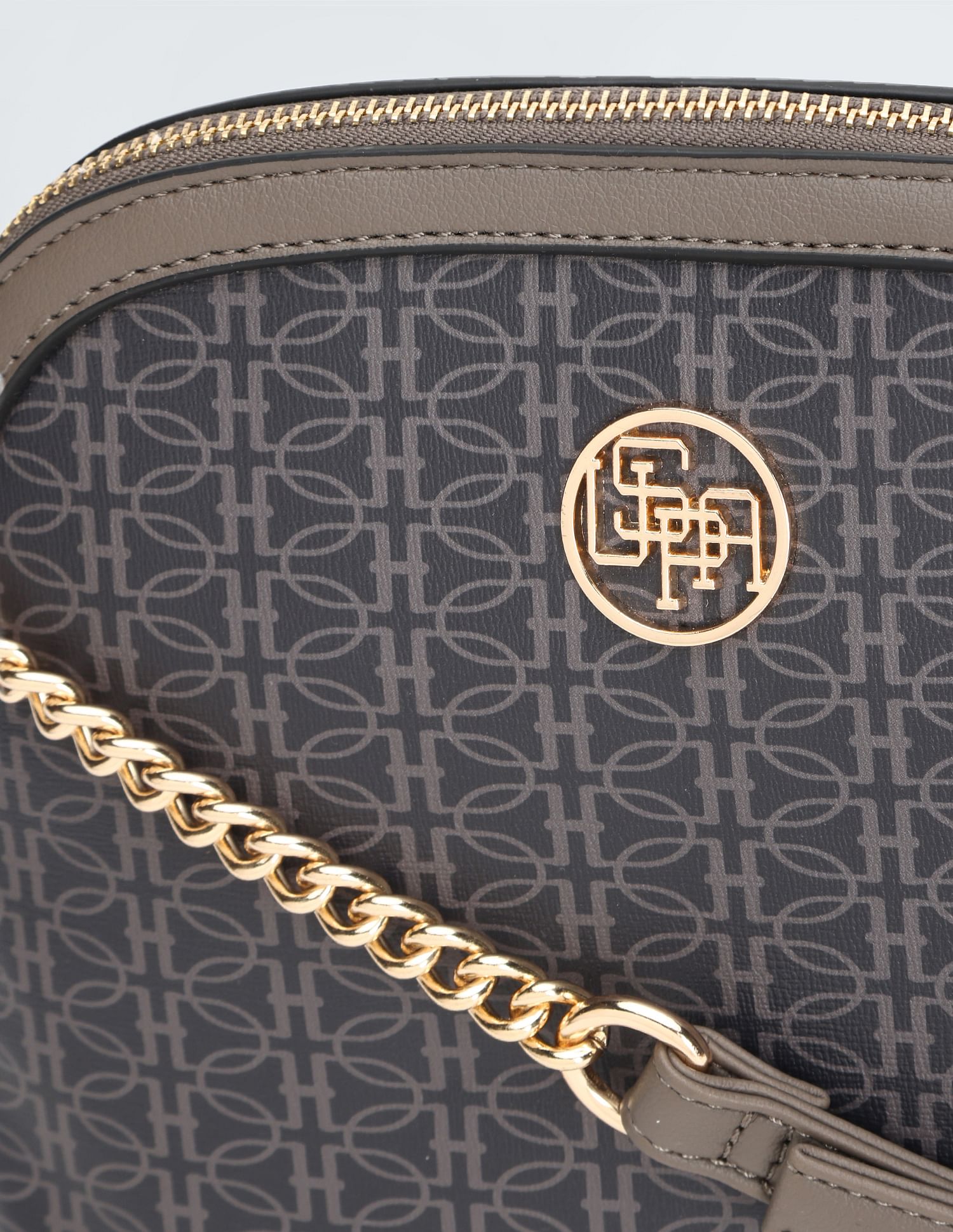 U.S. Polo Assn. Women Chain Detail Dome Sling Bag