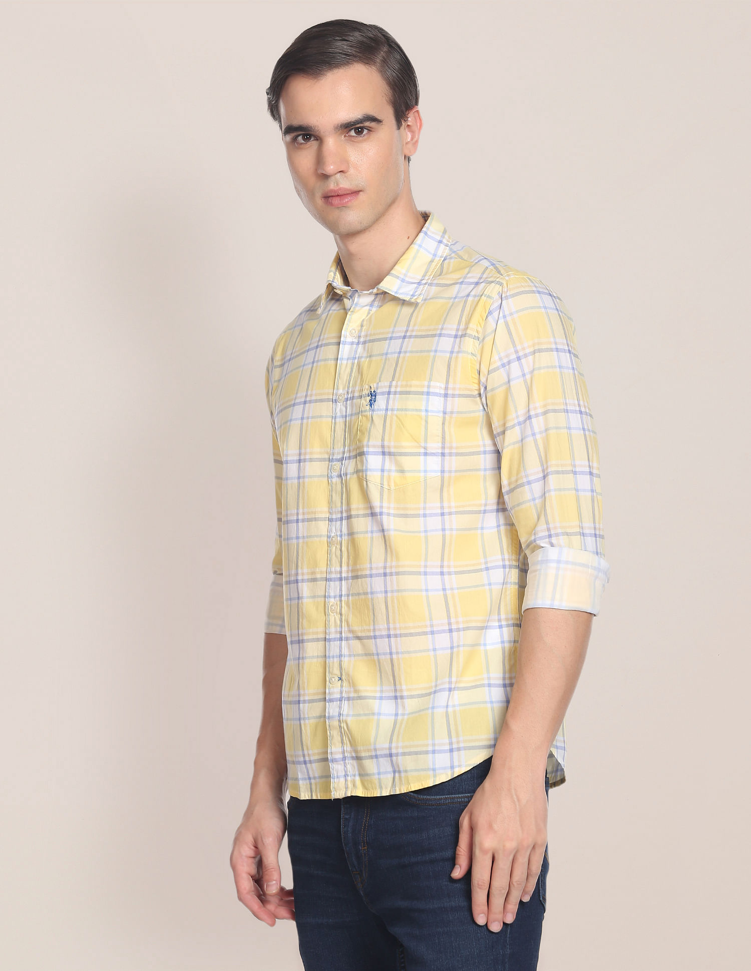 U.S. Polo Assn. Tailored Fit Tartan Check Casual Shirt