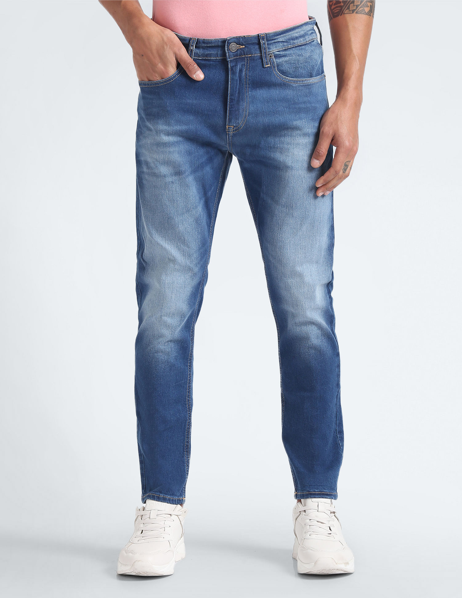 Tommy Hilfiger Austin Slim Tapered Stone Wash Jeans