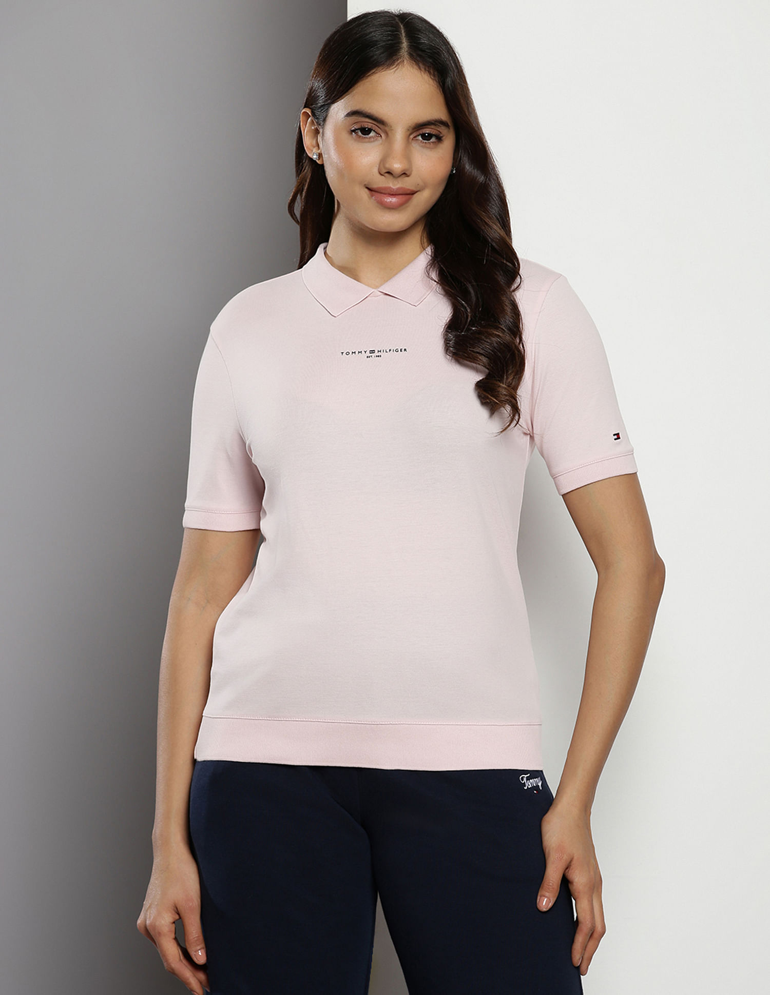 Tommy Hilfiger Organic Cotton Solid Polo Shirt