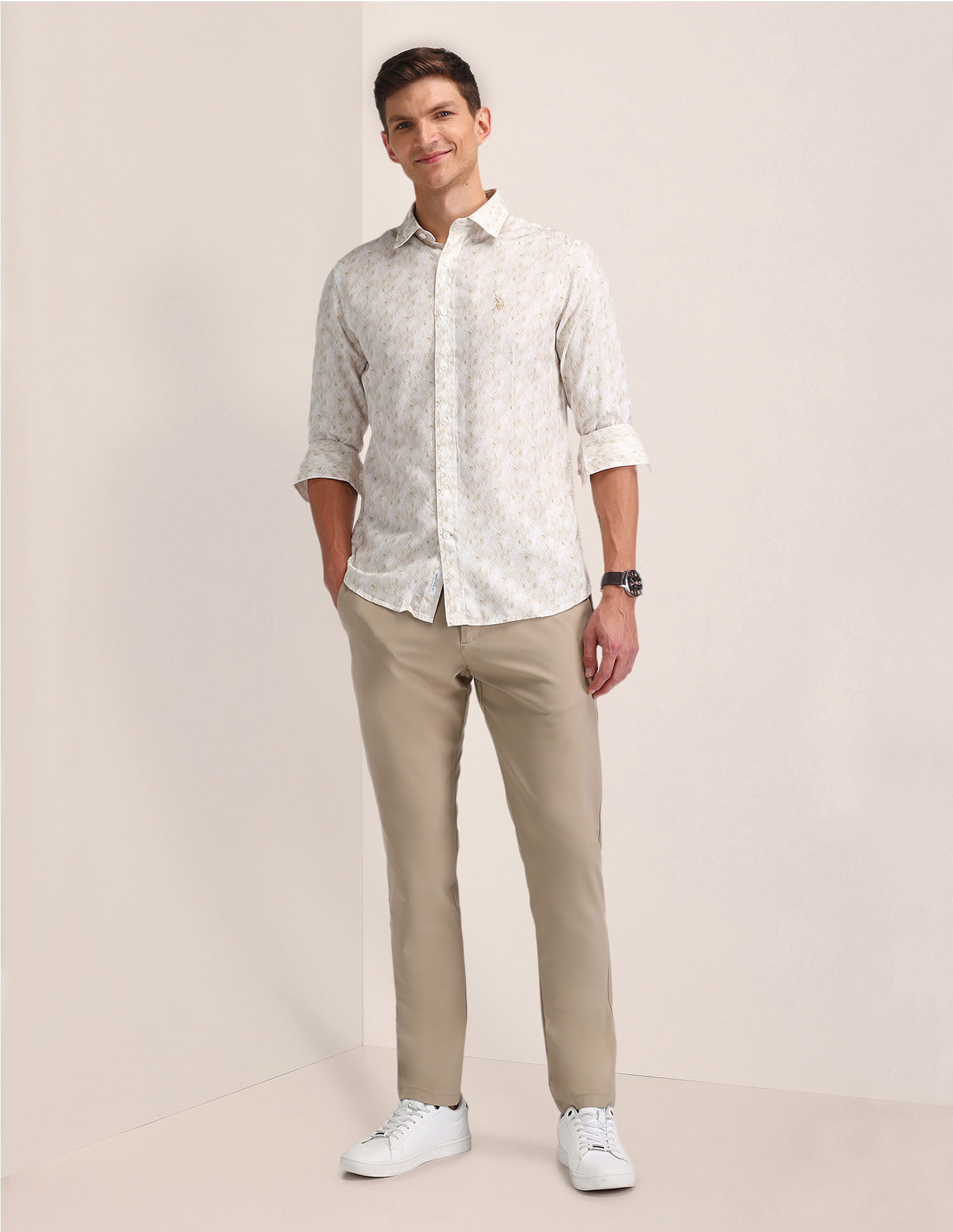 U.S. Polo Assn. All Over Digital Print Shirt