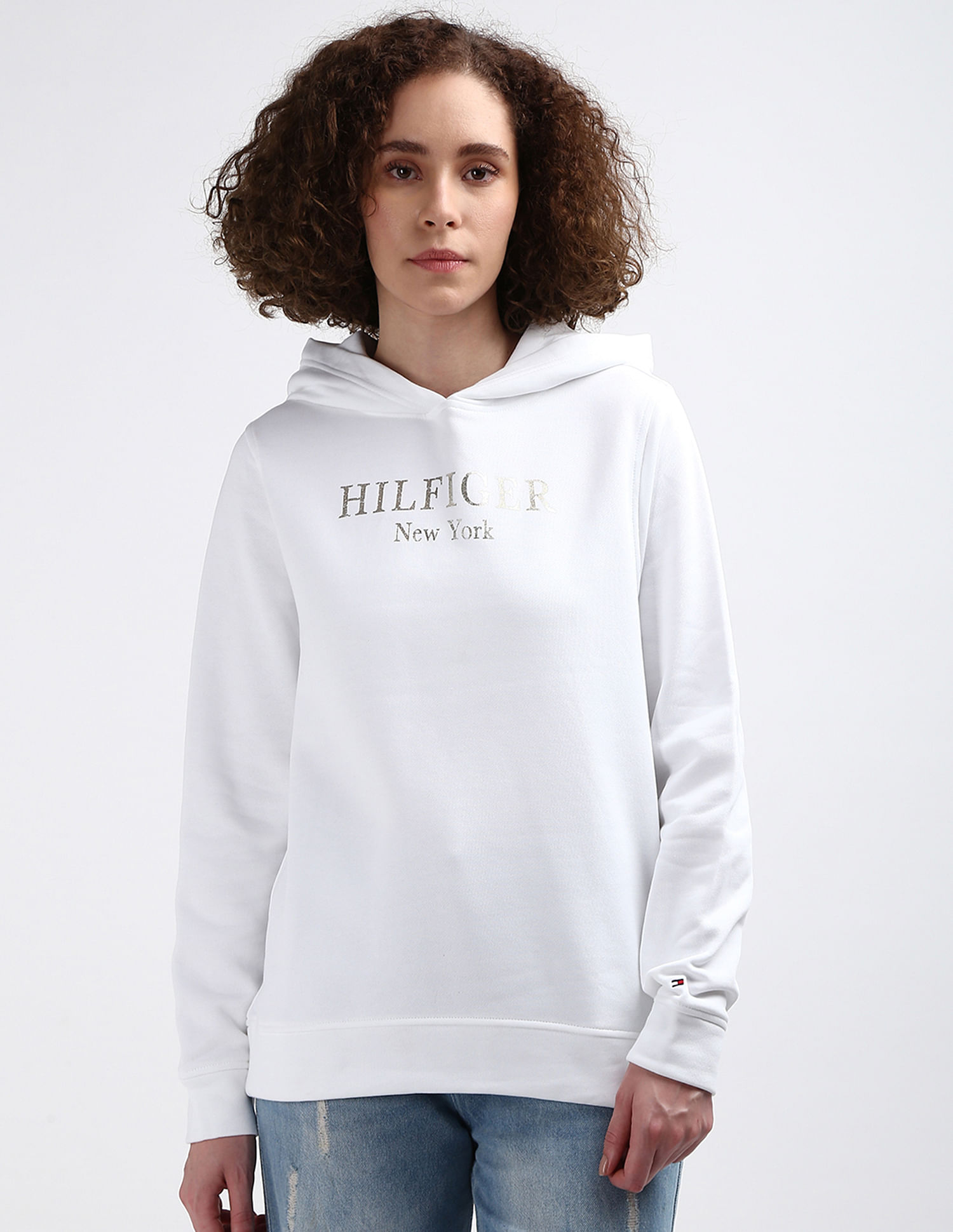 Tommy Hilfiger Transitional Cotton Foil Sweatshirt