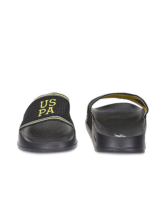 U.S. Polo Assn. Men Knit Upper Logo Breyton 3.0 Slides