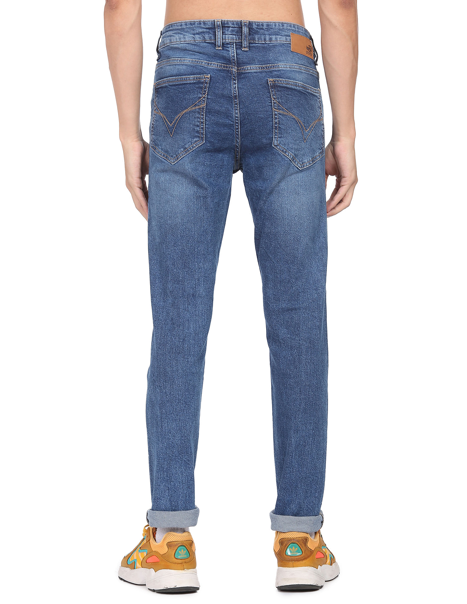 Flying Machine Stone Wash Jackson Skinny Fit Jeans