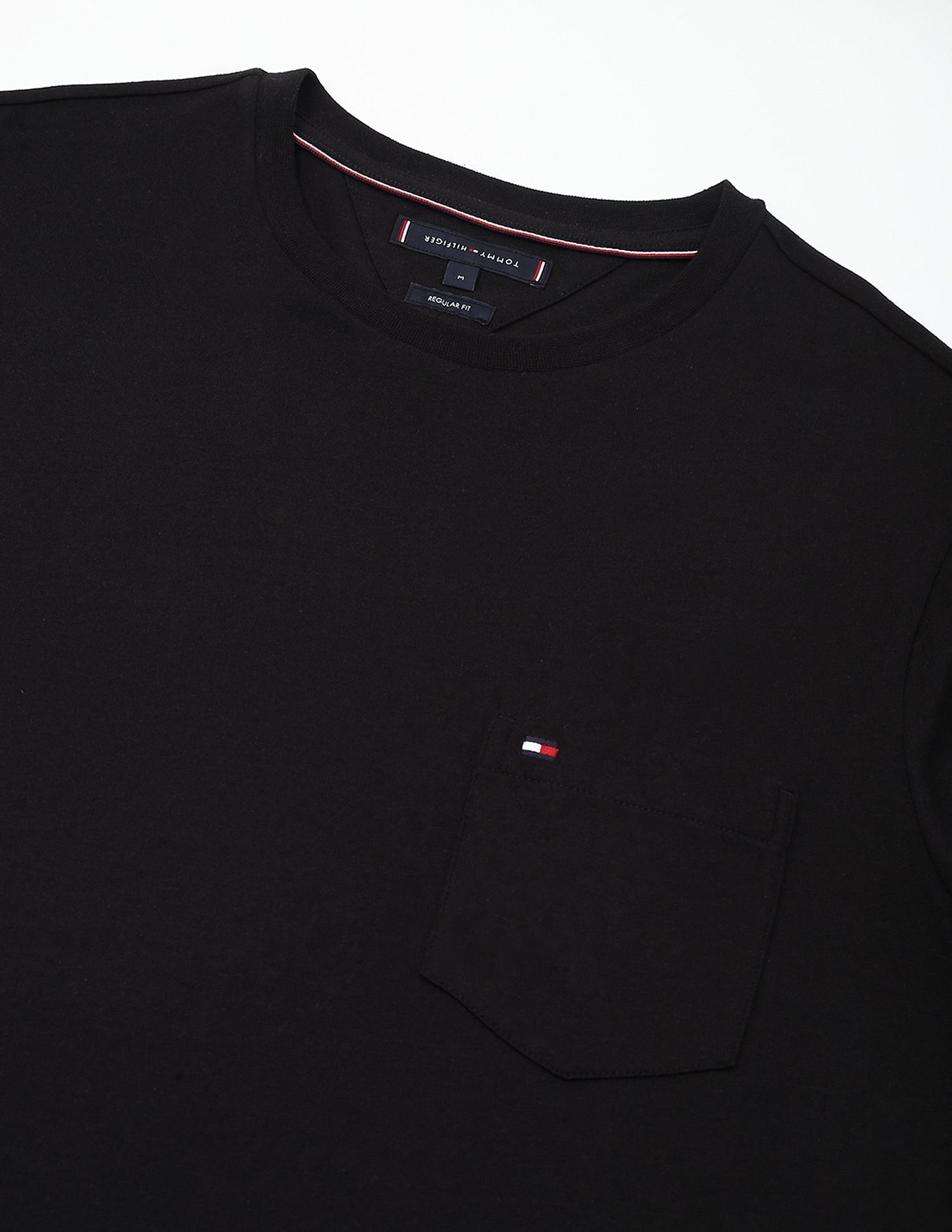 Tommy Hilfiger Solid Regular-Fit Cotton T-Shirt