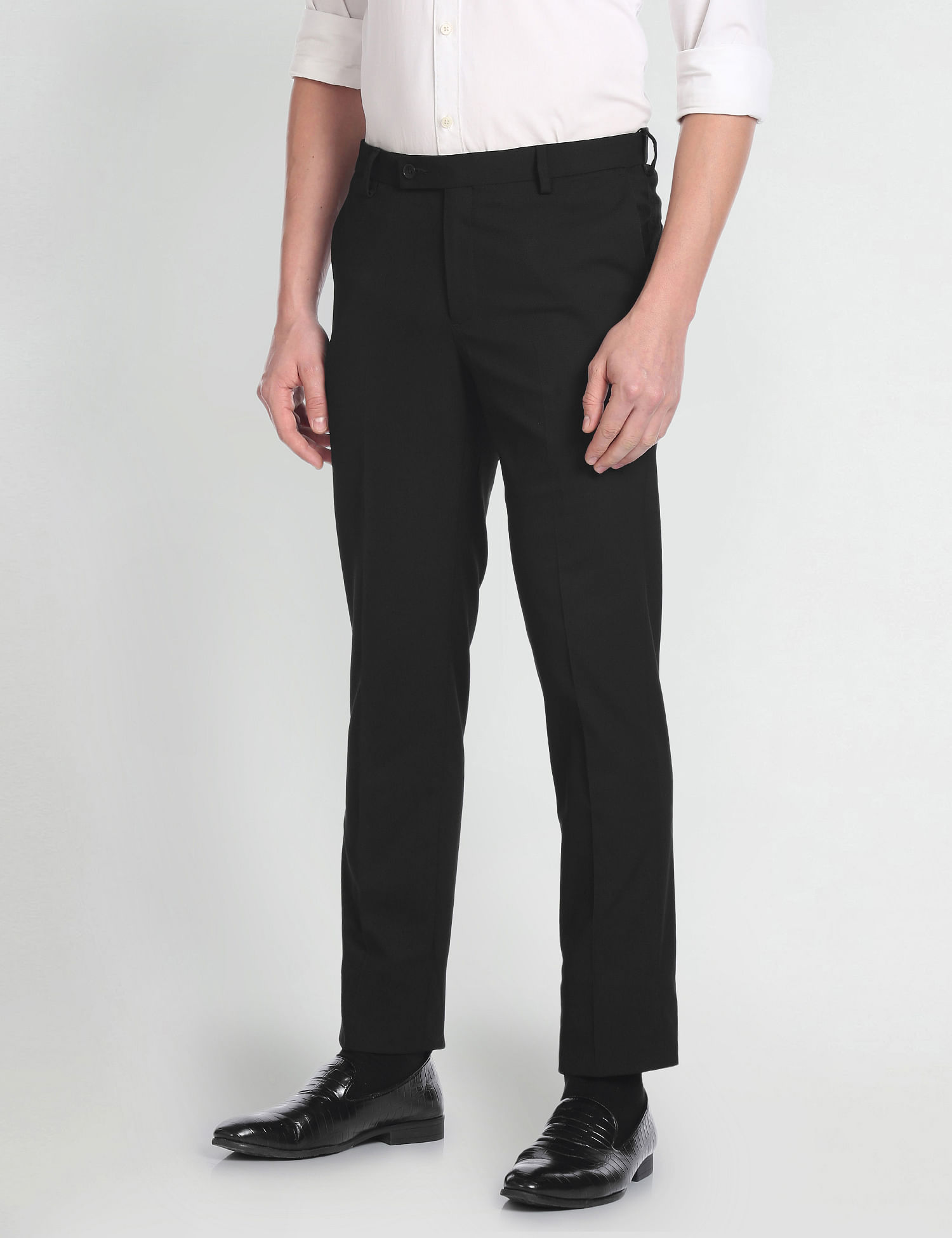Arrow Geometric Dobby Autoflex Trousers