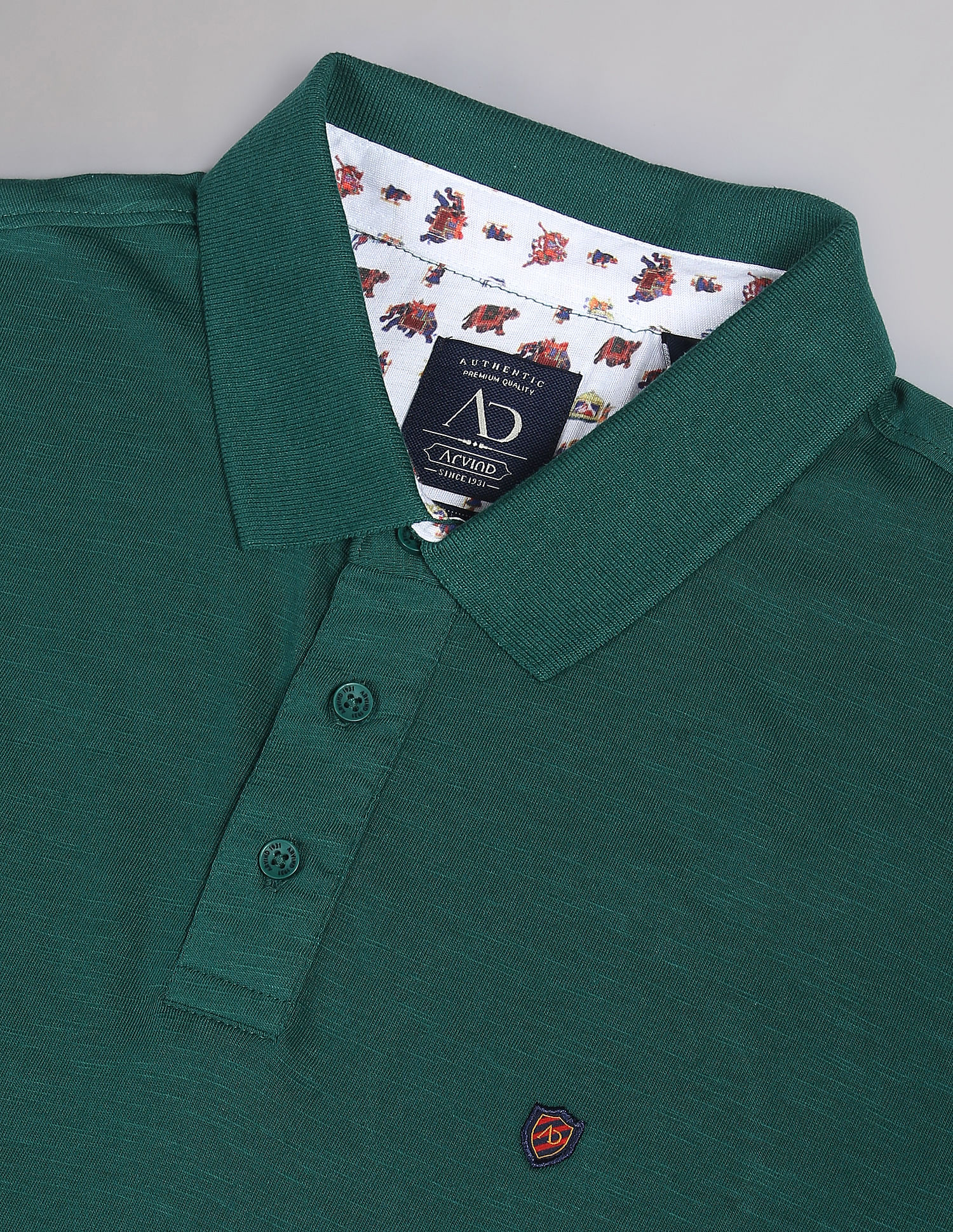 AD by Arvind Heathered COOL-IT Real Deal Polo Shirt