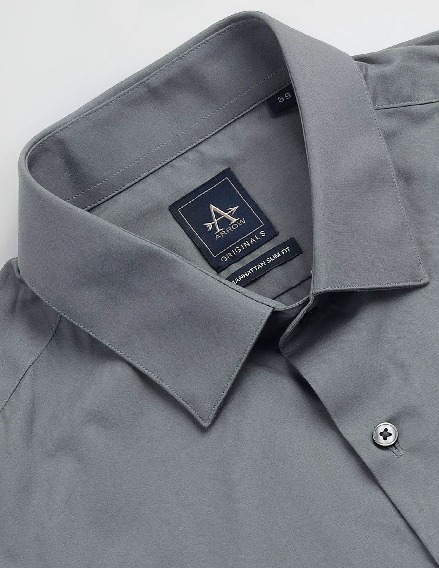 Arrow Manhattan Slim Cotton Shirt